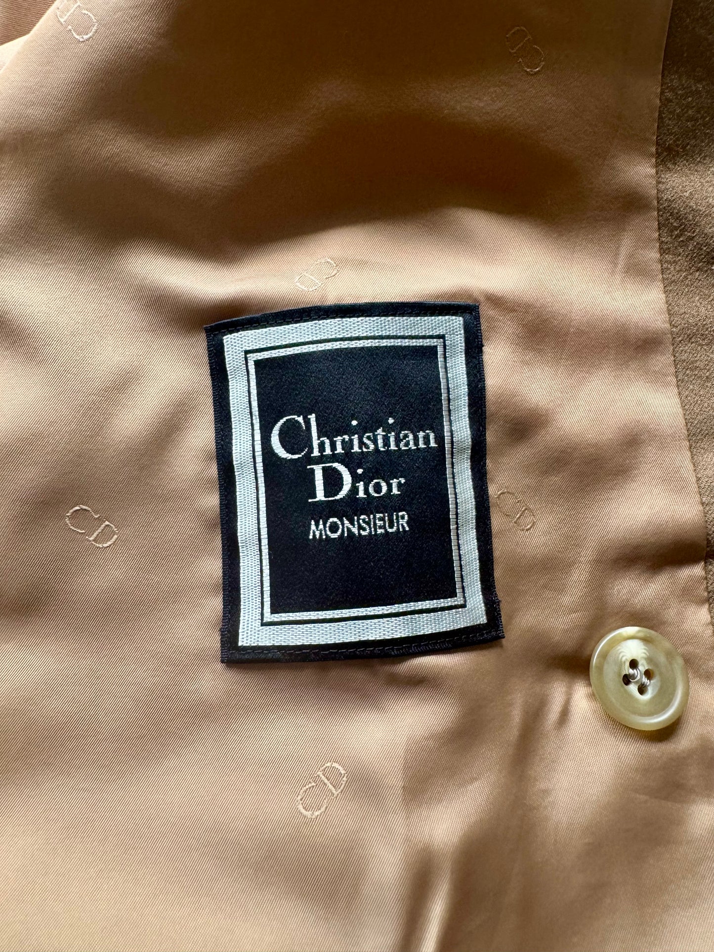 Vintage Dior Wool Blazer - Sand
