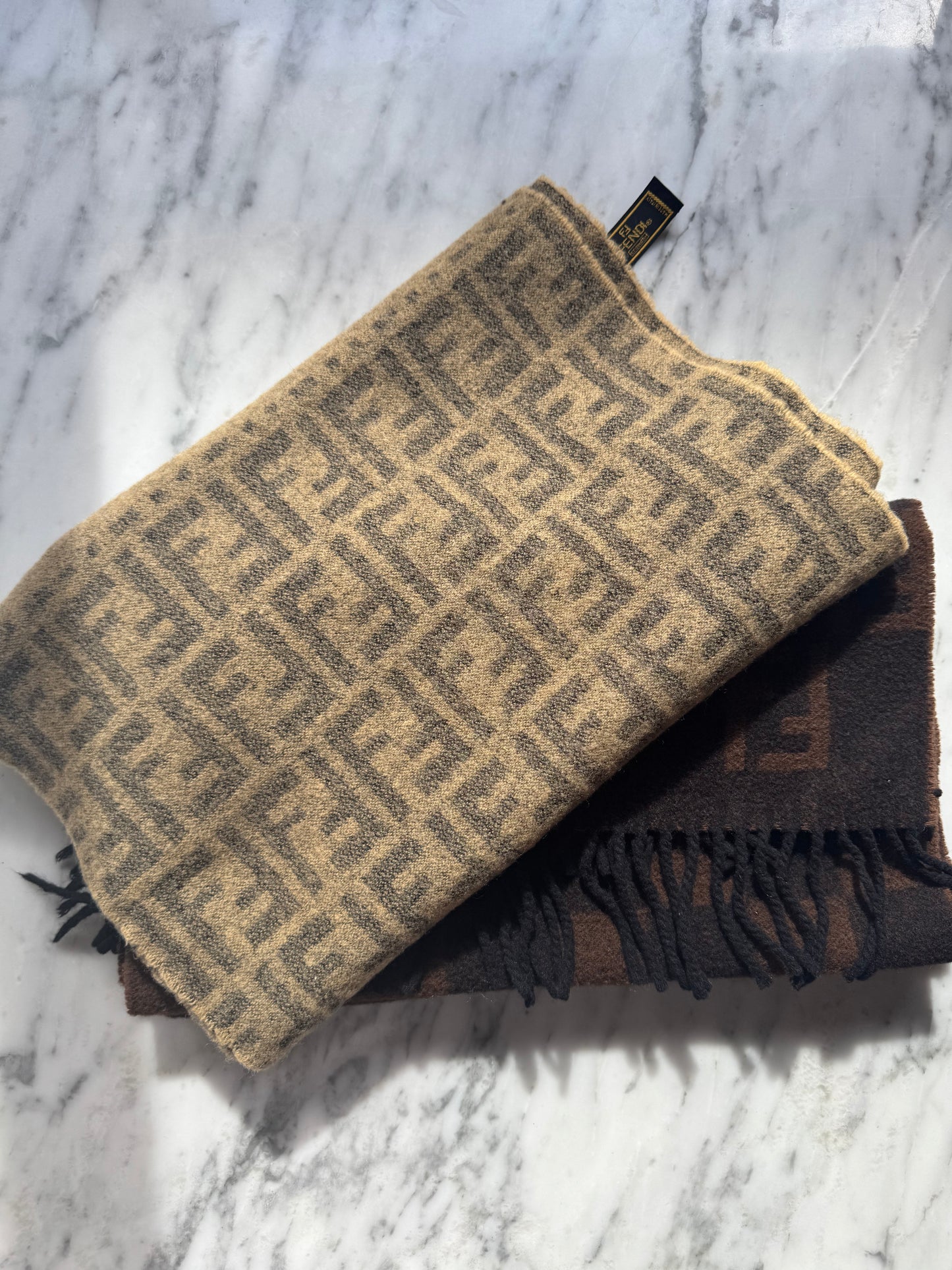 Vintage Fendi Wool Scarf