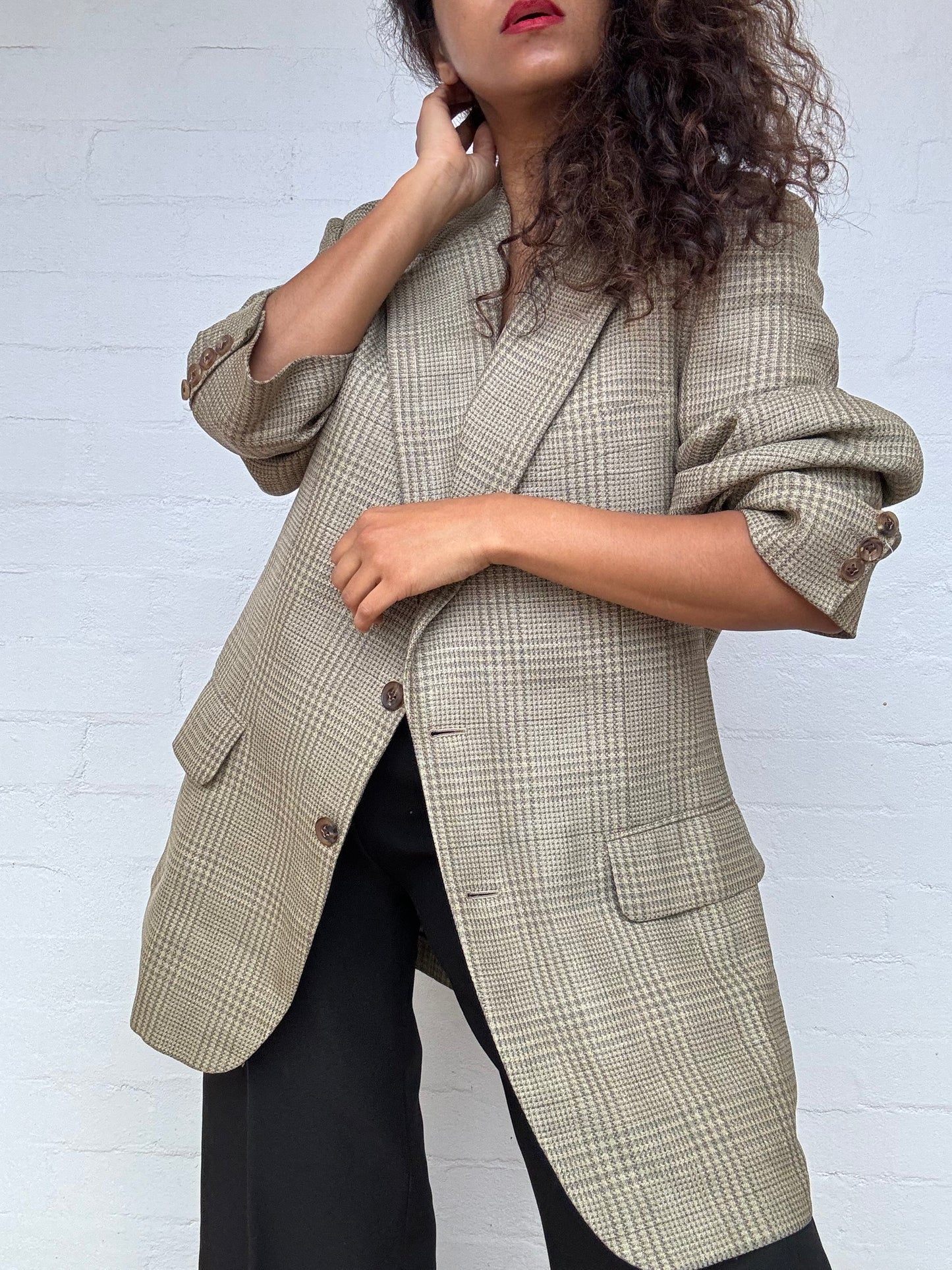 Vintage Burberry’s Check Blazer