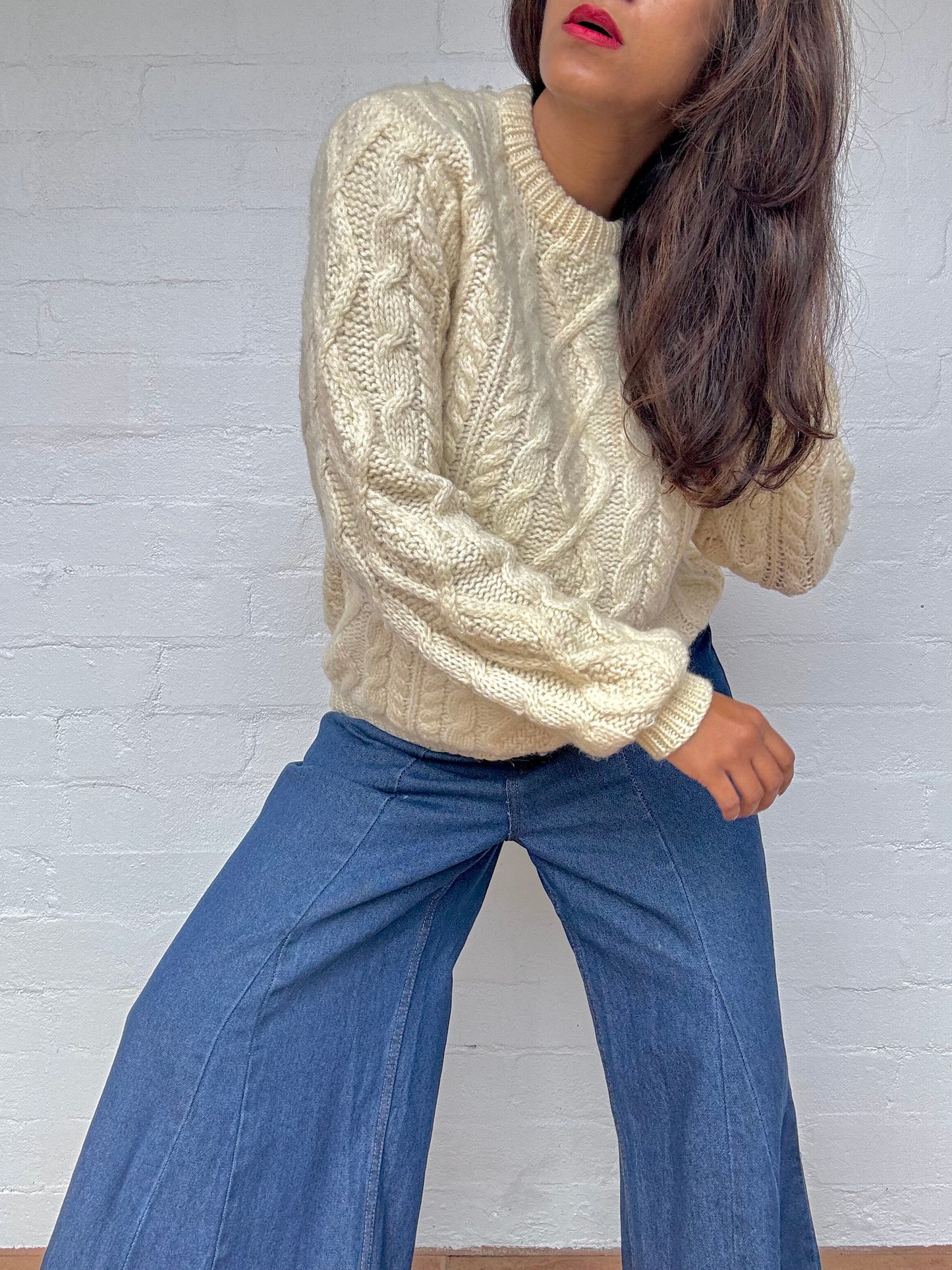 Vintage Wool Fisherman’s Jumper