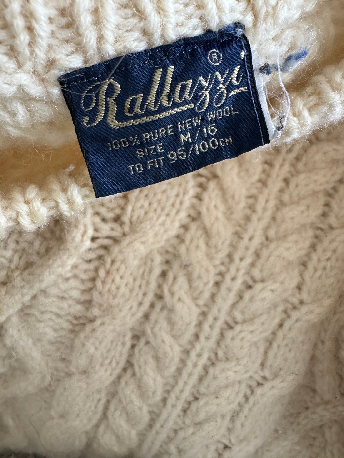 Vintage Wool Fisherman’s Jumper