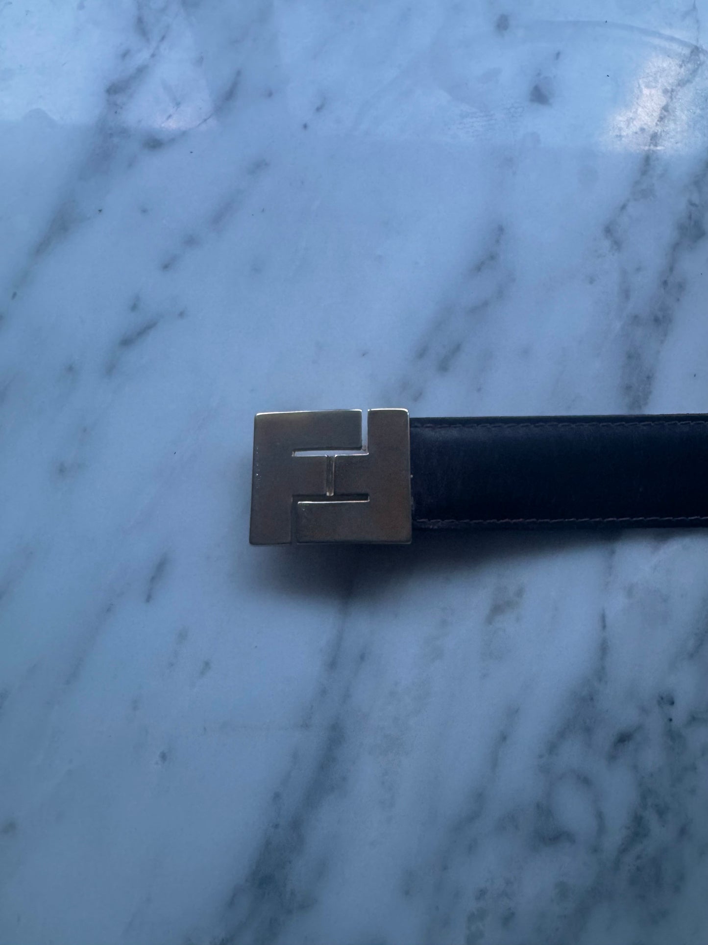 Vintage Fendi Leather Belt