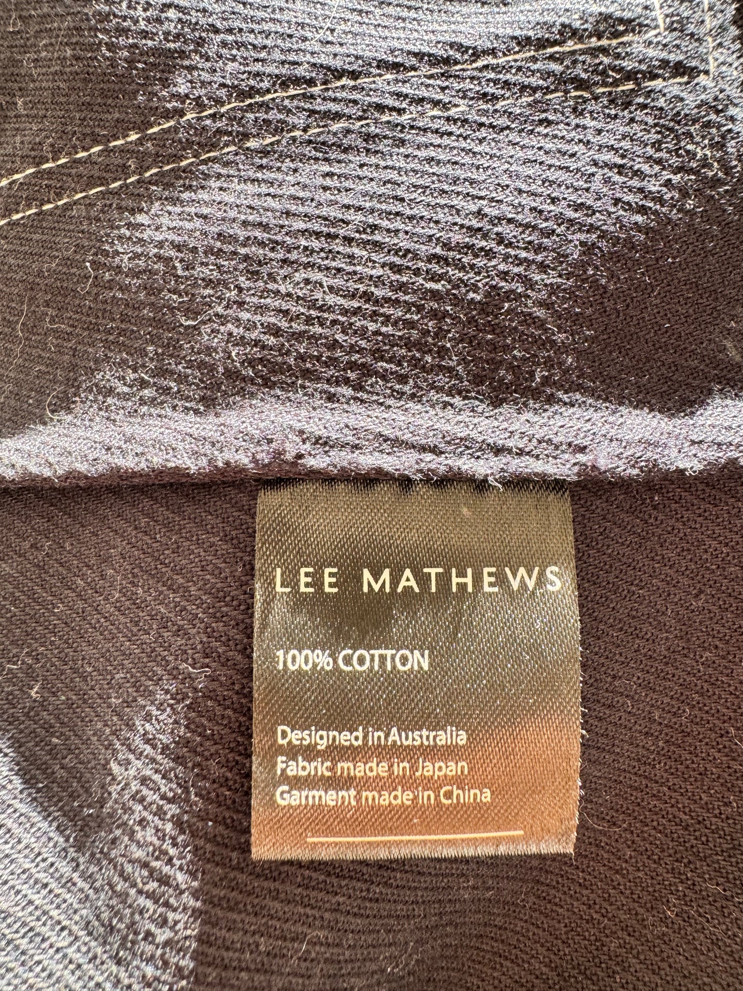 Lee Mathews Navy Denim Dress
