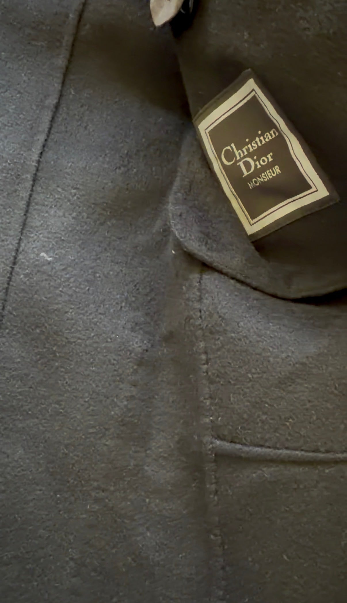 Rare Christian Dior Double-breasted tailored Blazer - Black