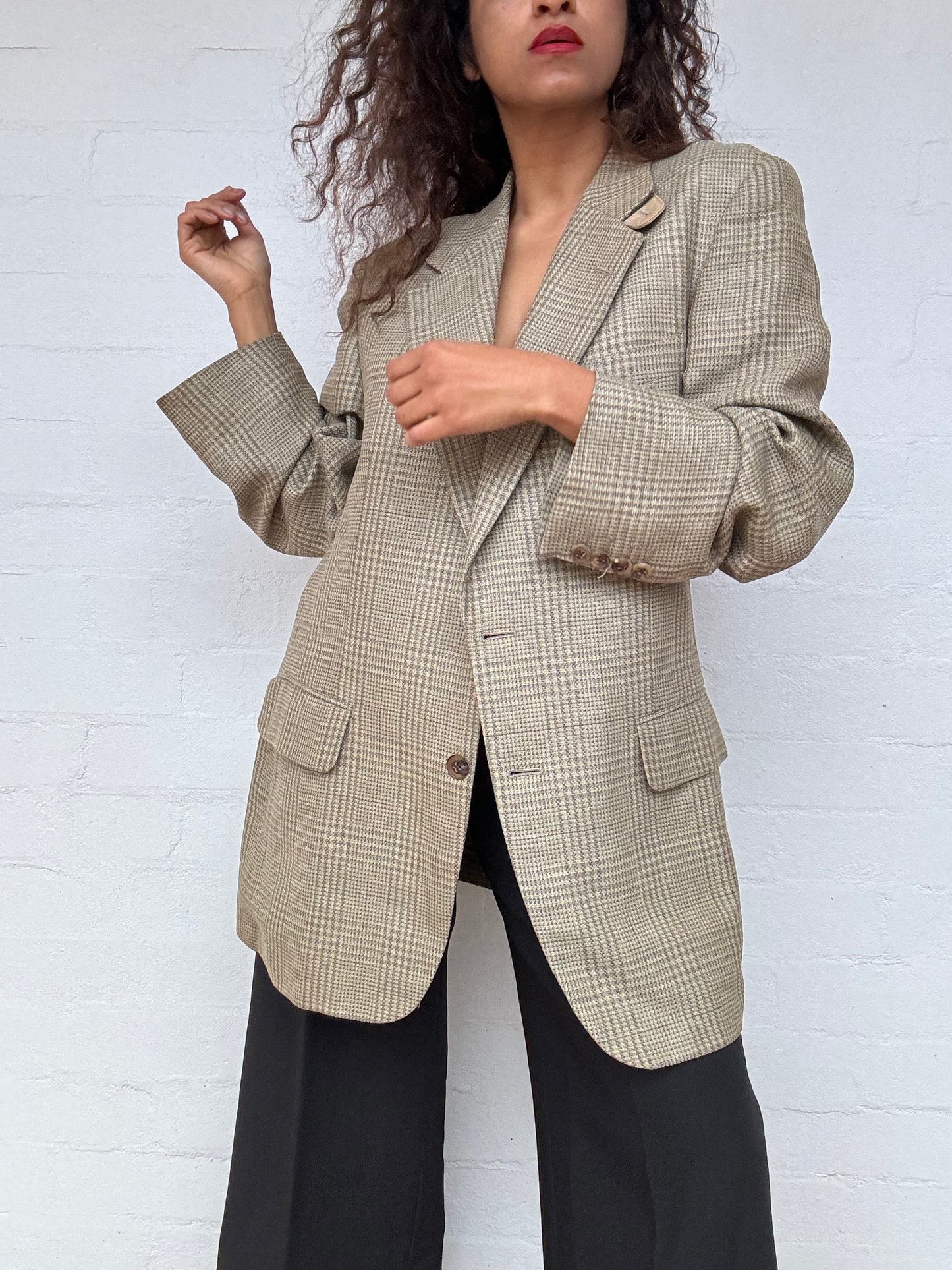Vintage Burberry’s Check Blazer