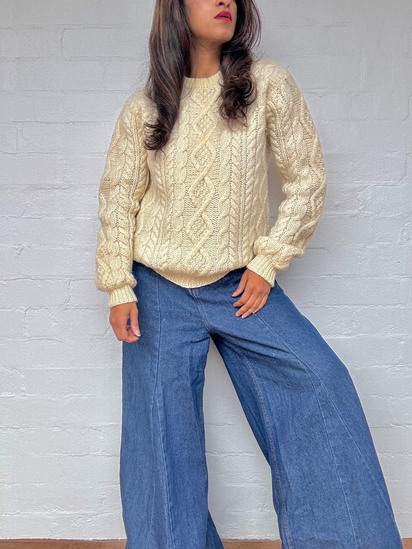 Vintage Wool Fisherman’s Jumper