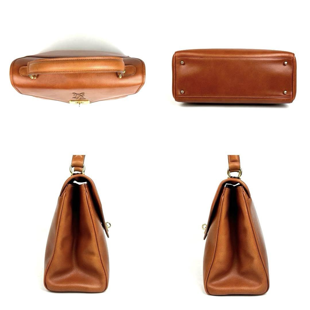 Super Rare Vintage YSL Turn Lock Bag - Brown