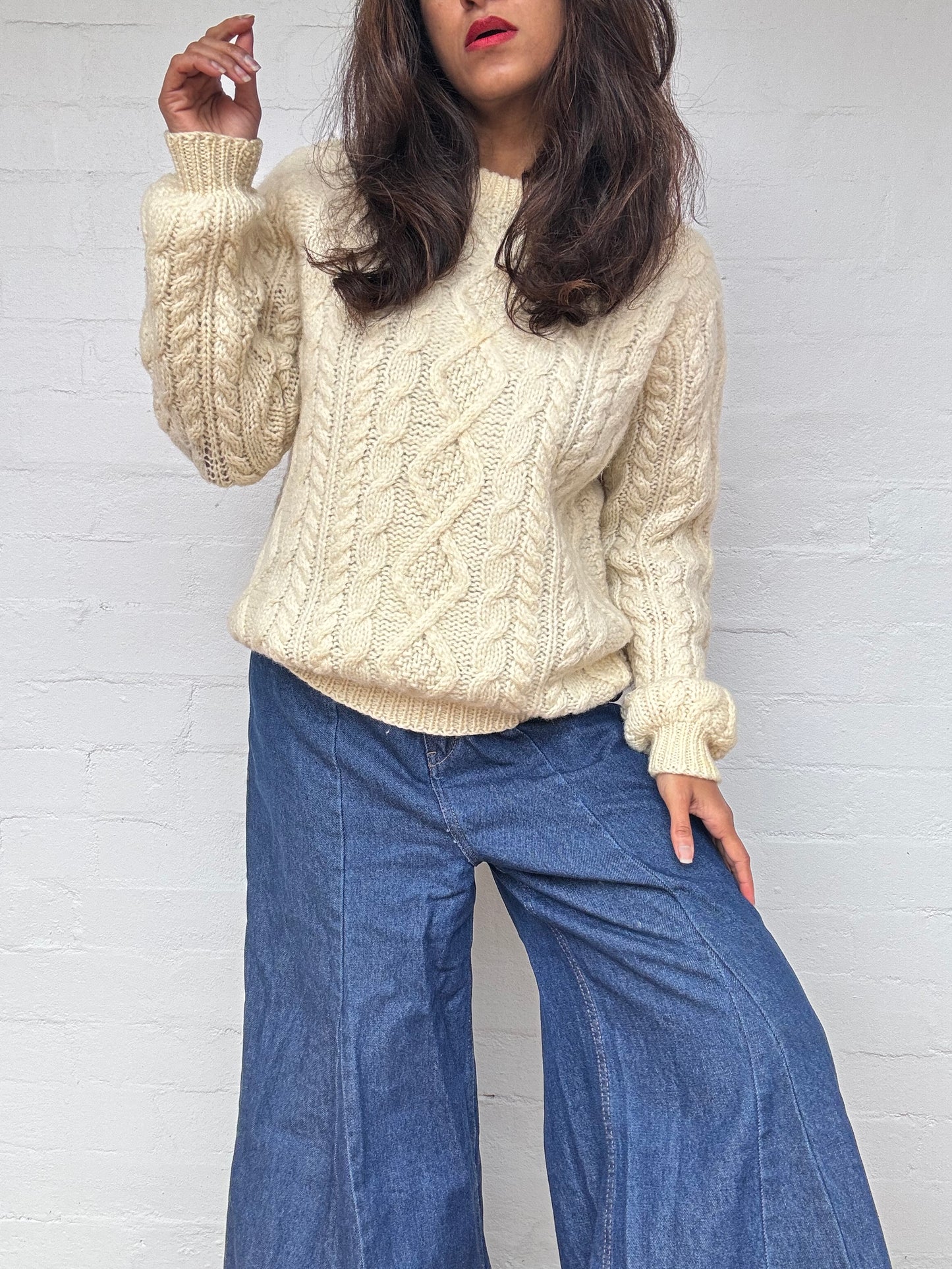 Vintage Wool Fisherman’s Jumper