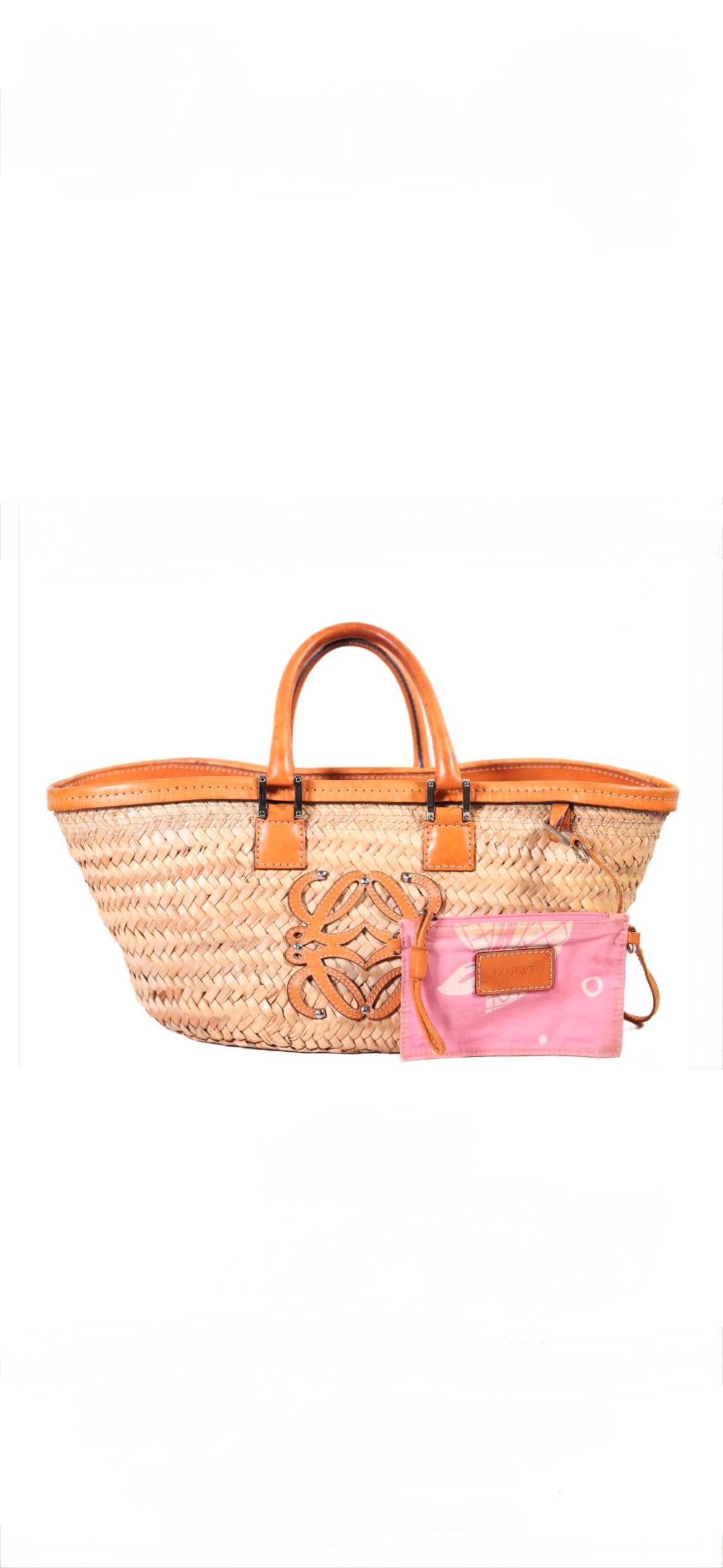 Rare Loewe East To West Basket Bag
