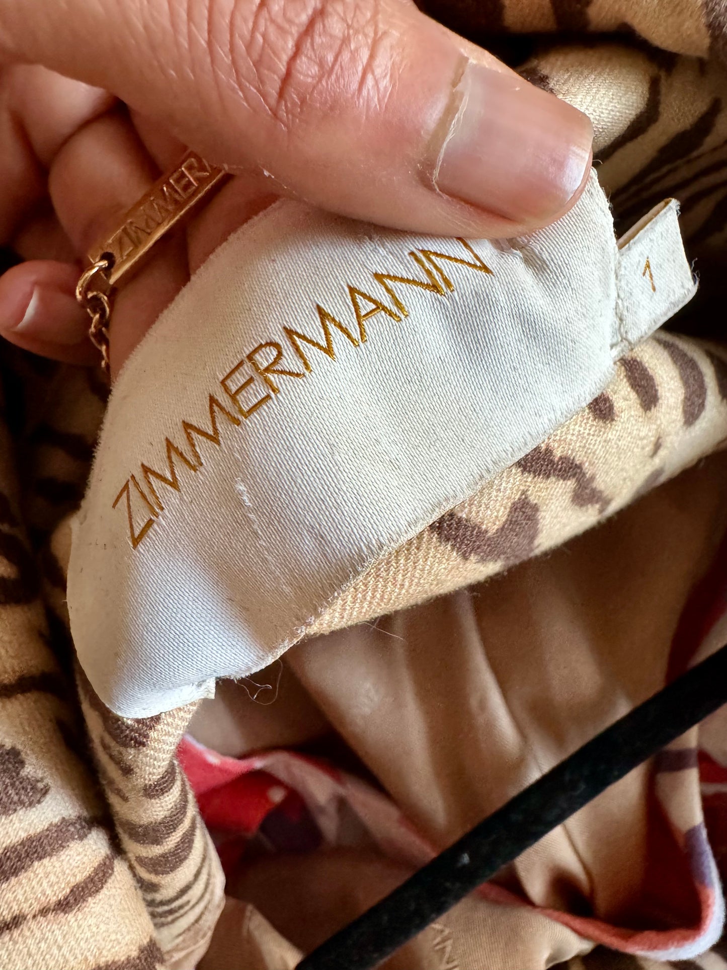 Zimmermann - Espionage leopard-print denim trench coat