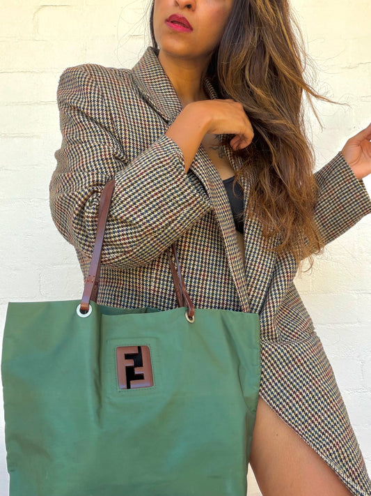 Fendi Nylon Bag - Green