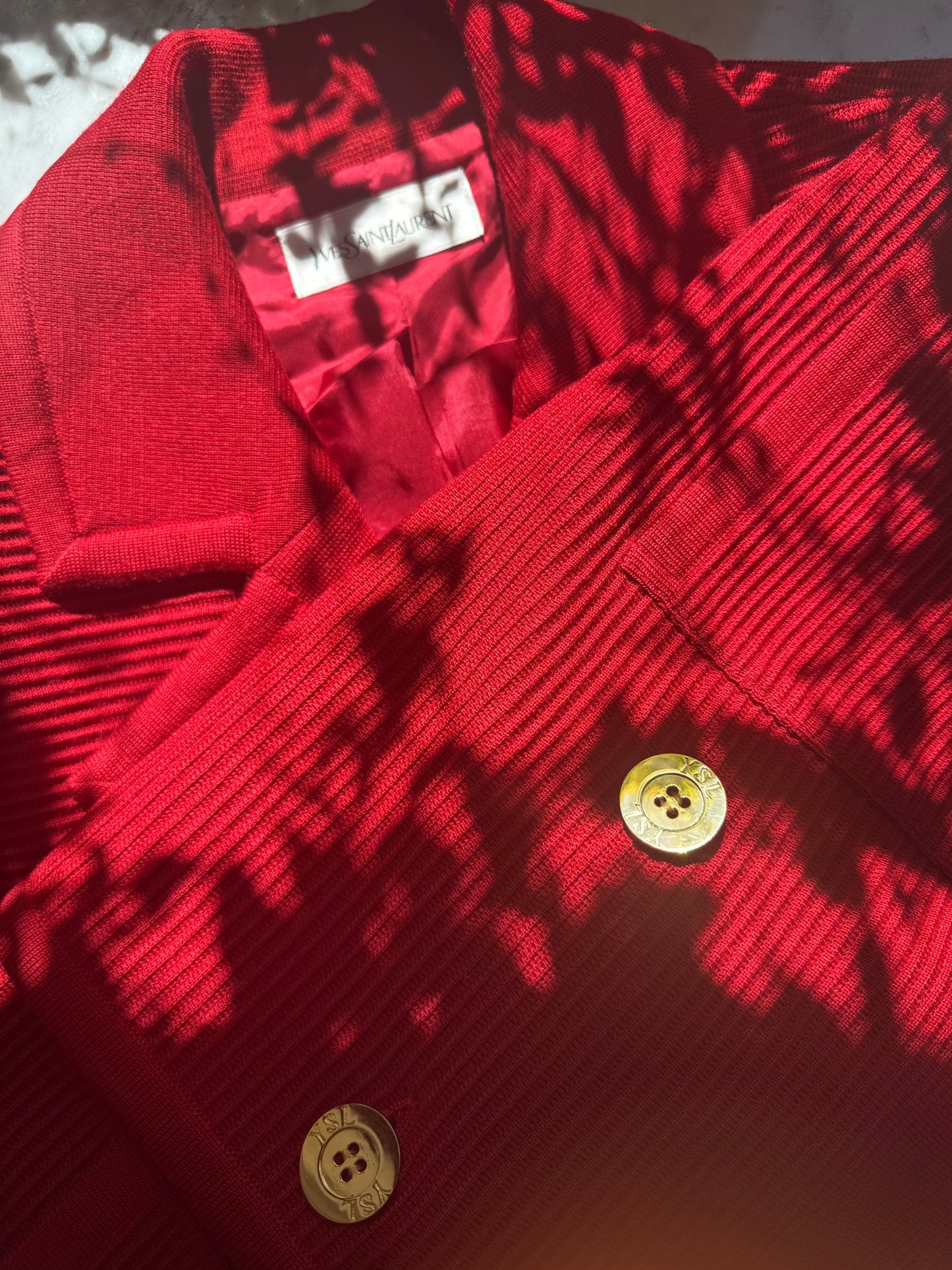 Rare YSL Wool Knit Blazer