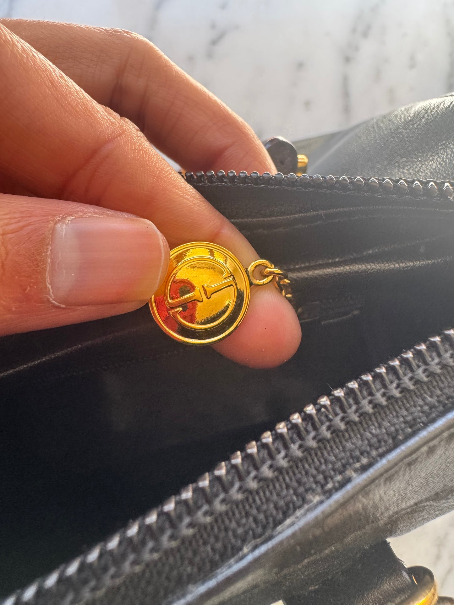 Vintage GUCCI Bamboo Top Handle Bag – Black Leather