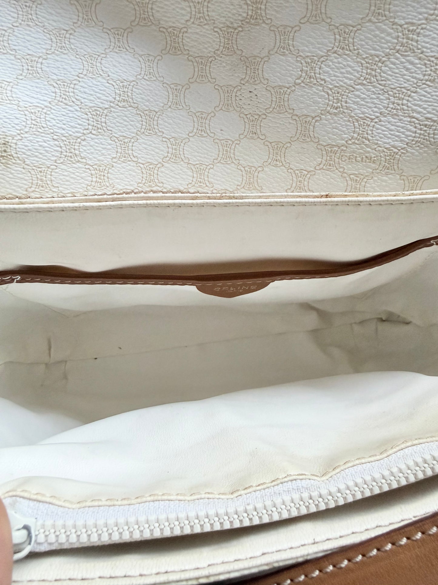 Vintage Celine Macadam Crossbody Bag