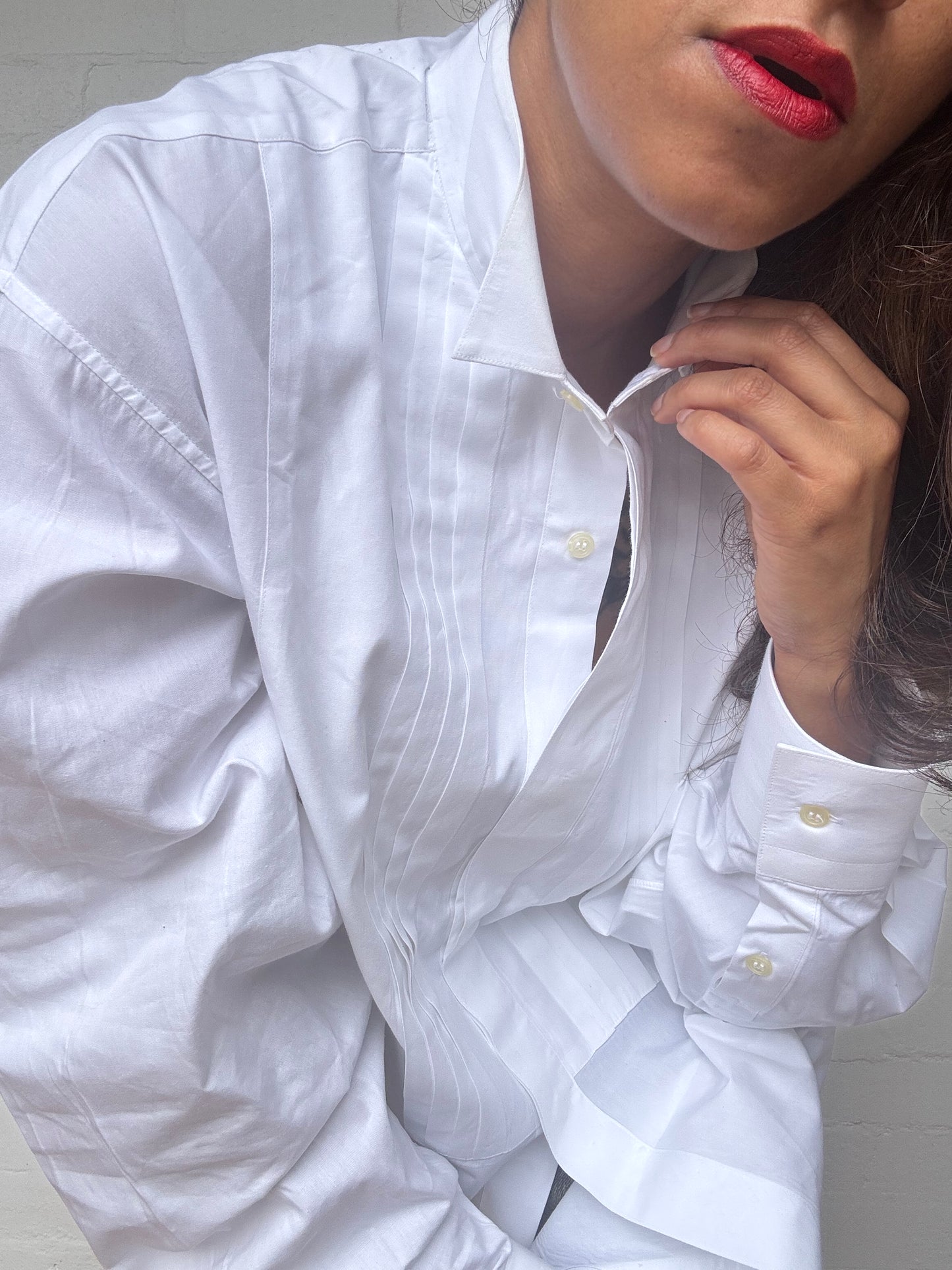 YSL White Cotton Shirt