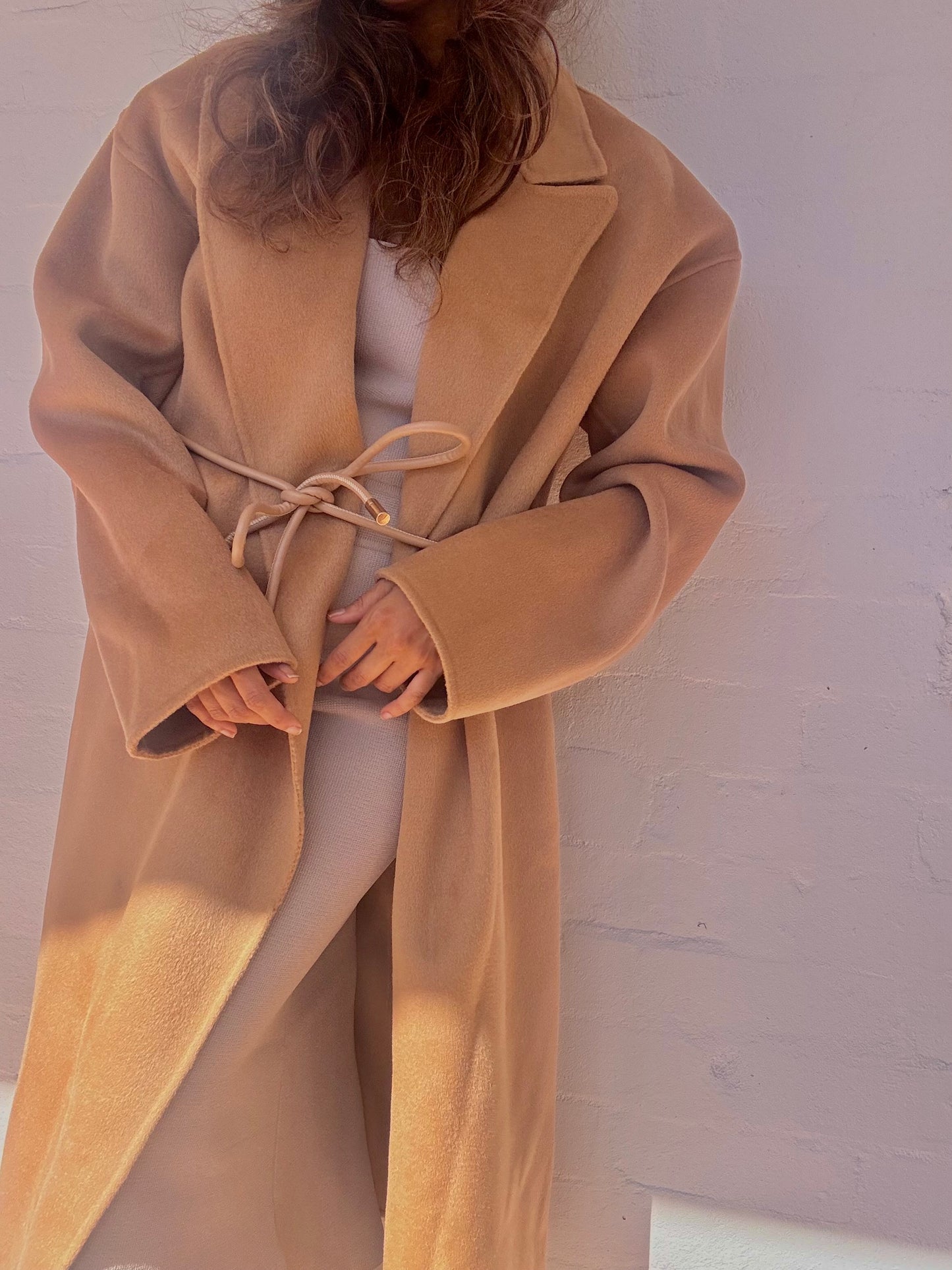 Husk Tuva Cashmere Coat - Camel