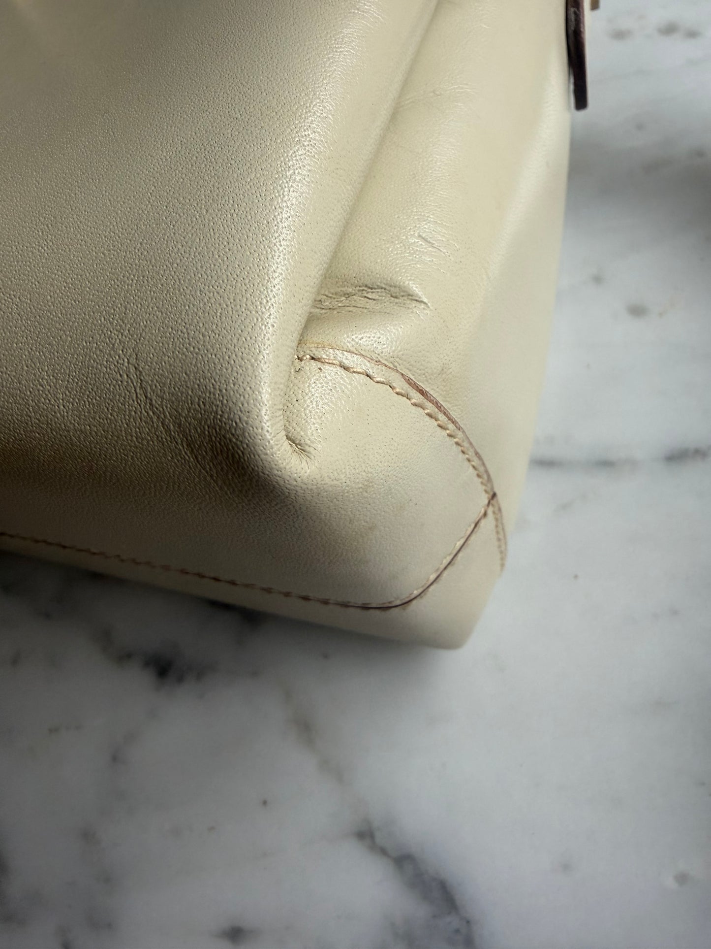 Rare Authentic Vintage Celine Bag - Ivory