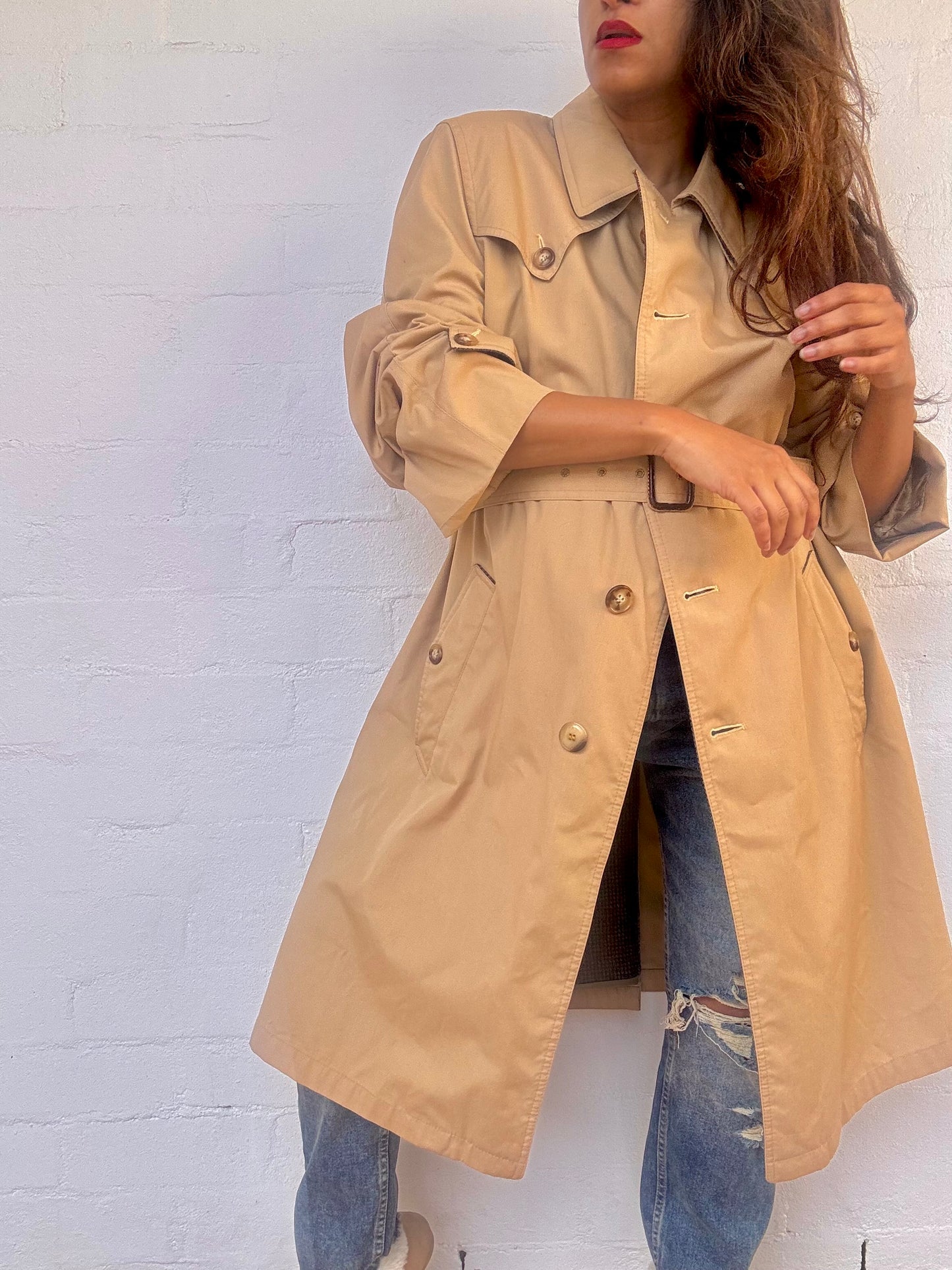 Christian Dior Trench Coat with Wool Lininig