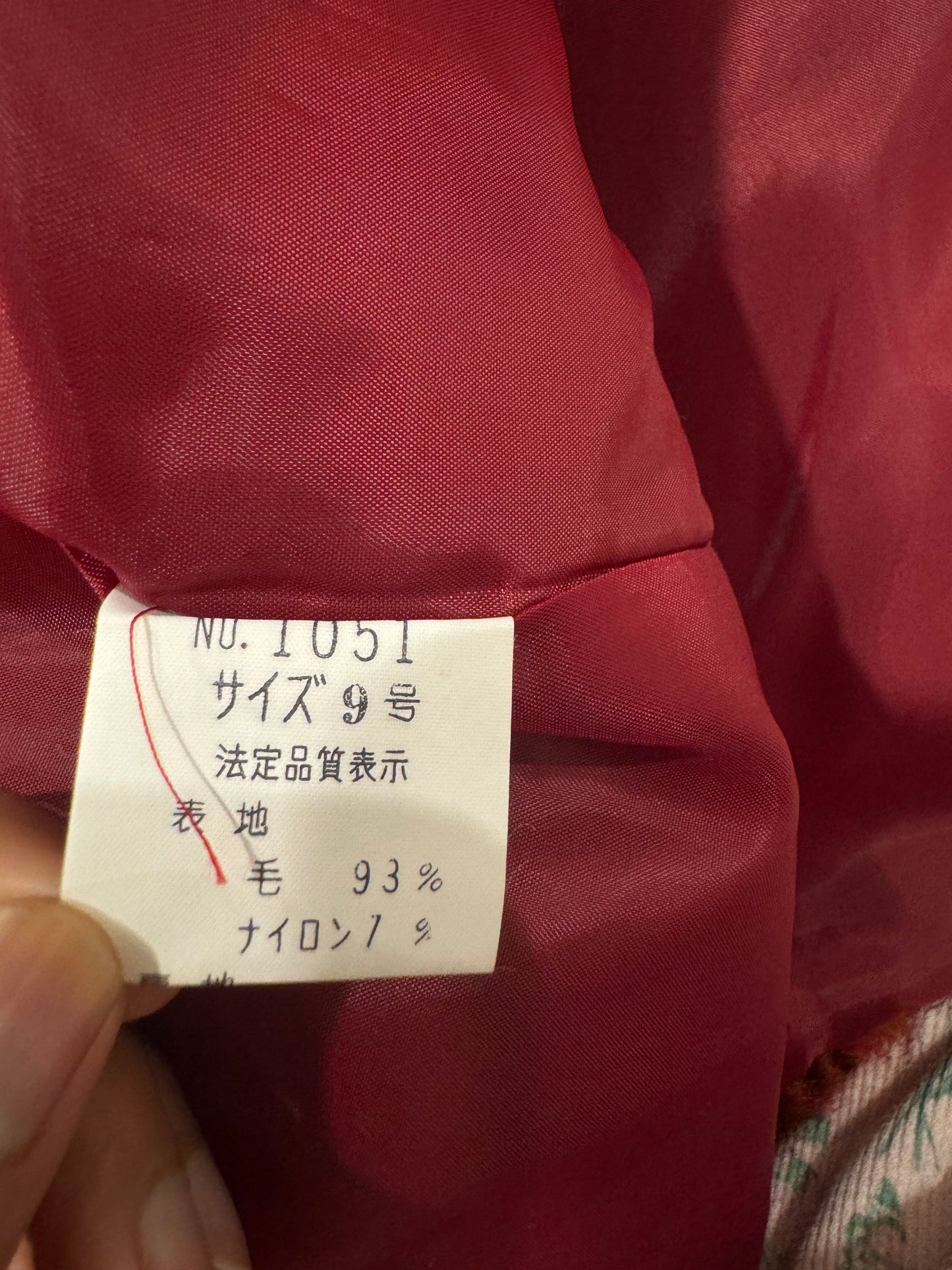 Vintage Japanese Mohair Coat