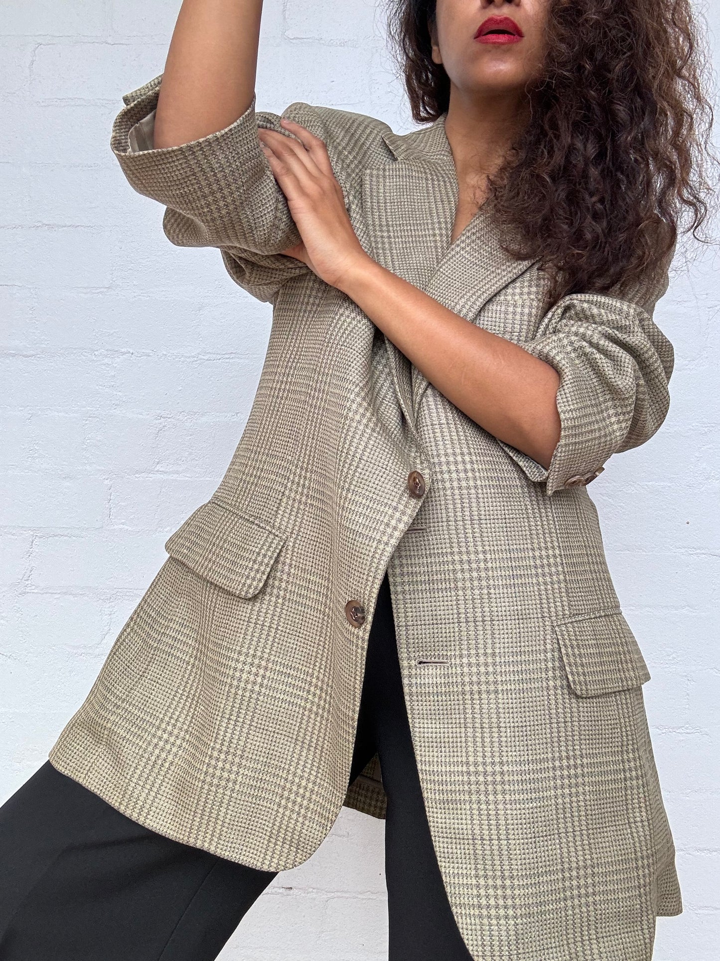 Vintage Burberry’s Check Blazer