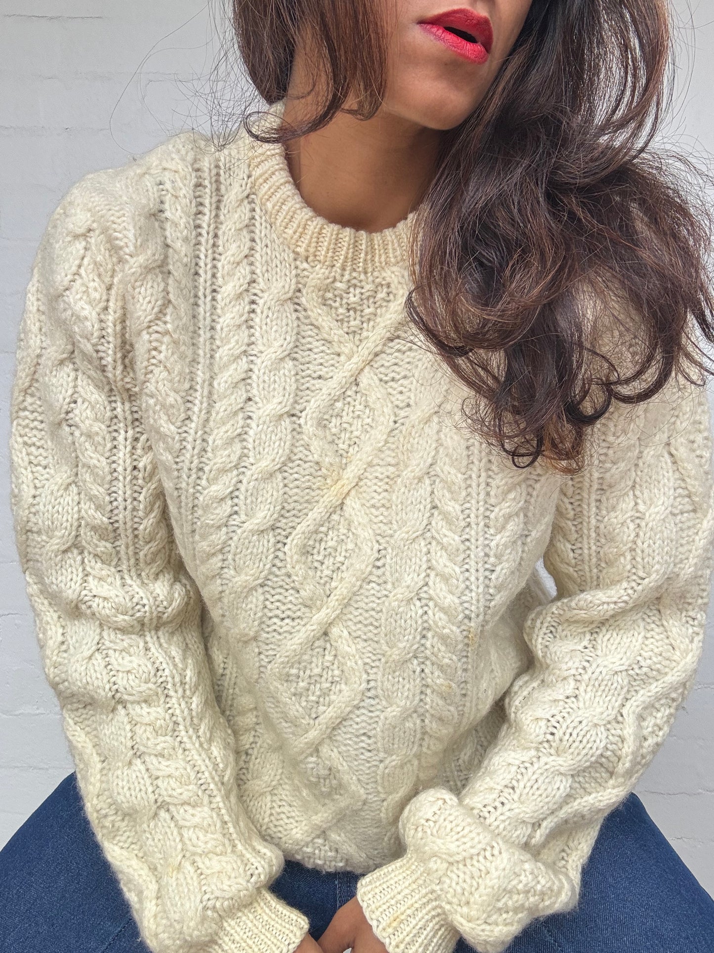 Vintage Wool Fisherman’s Jumper