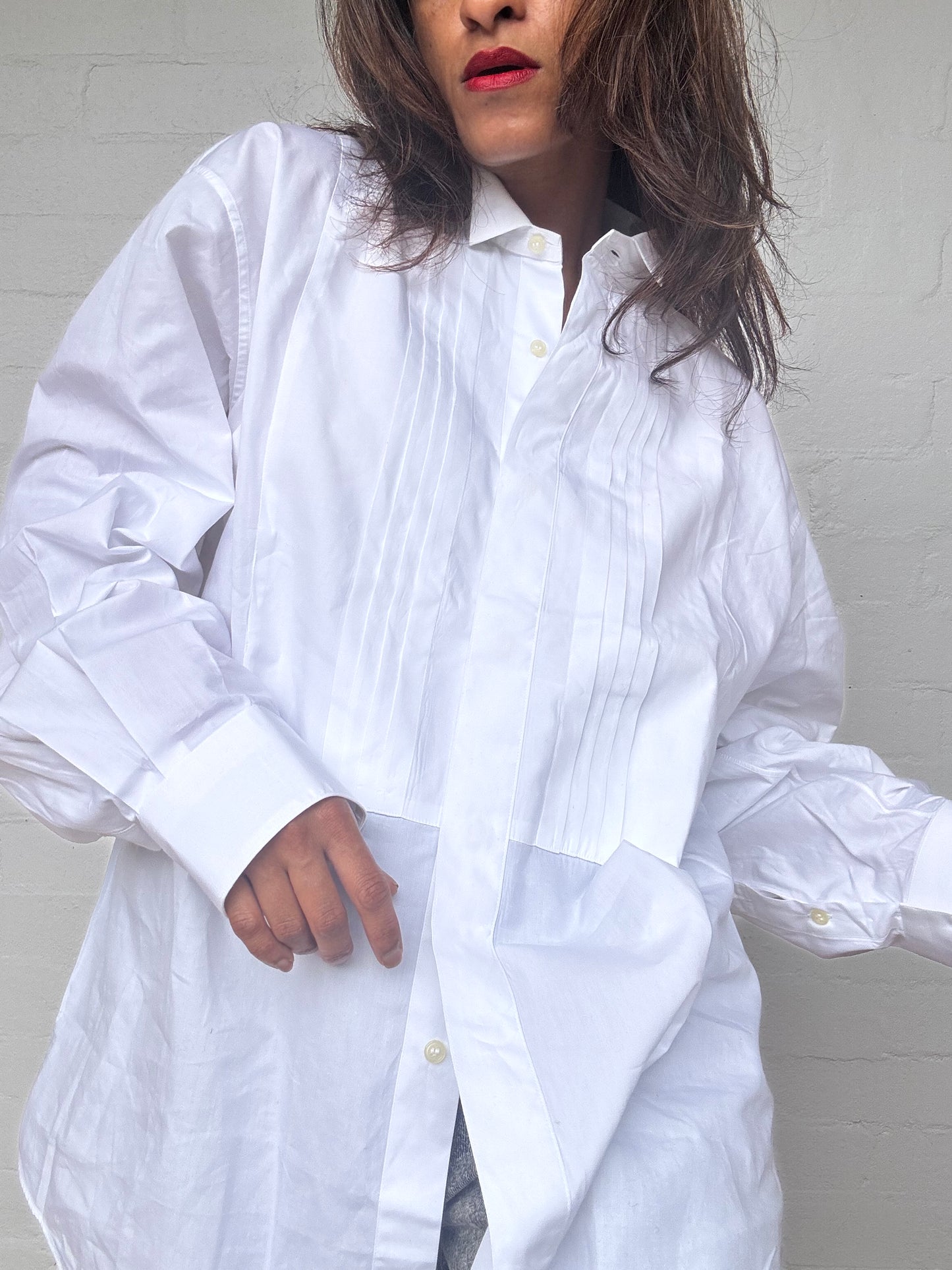 YSL White Cotton Shirt
