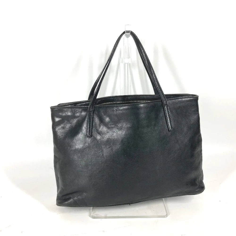 FENDI Leather Tote Bag - Black