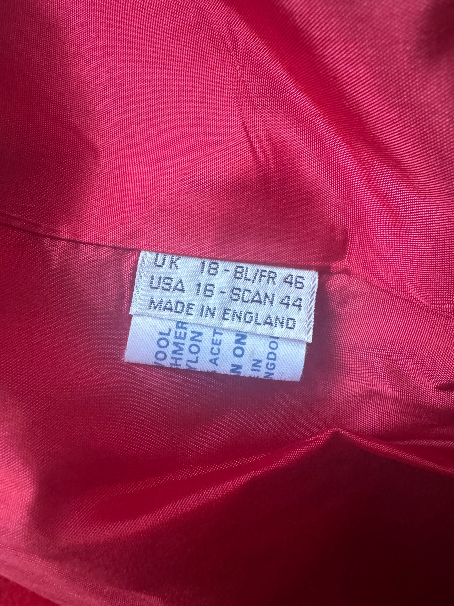 Vintage Lampert Cashmere Coat - Made in England