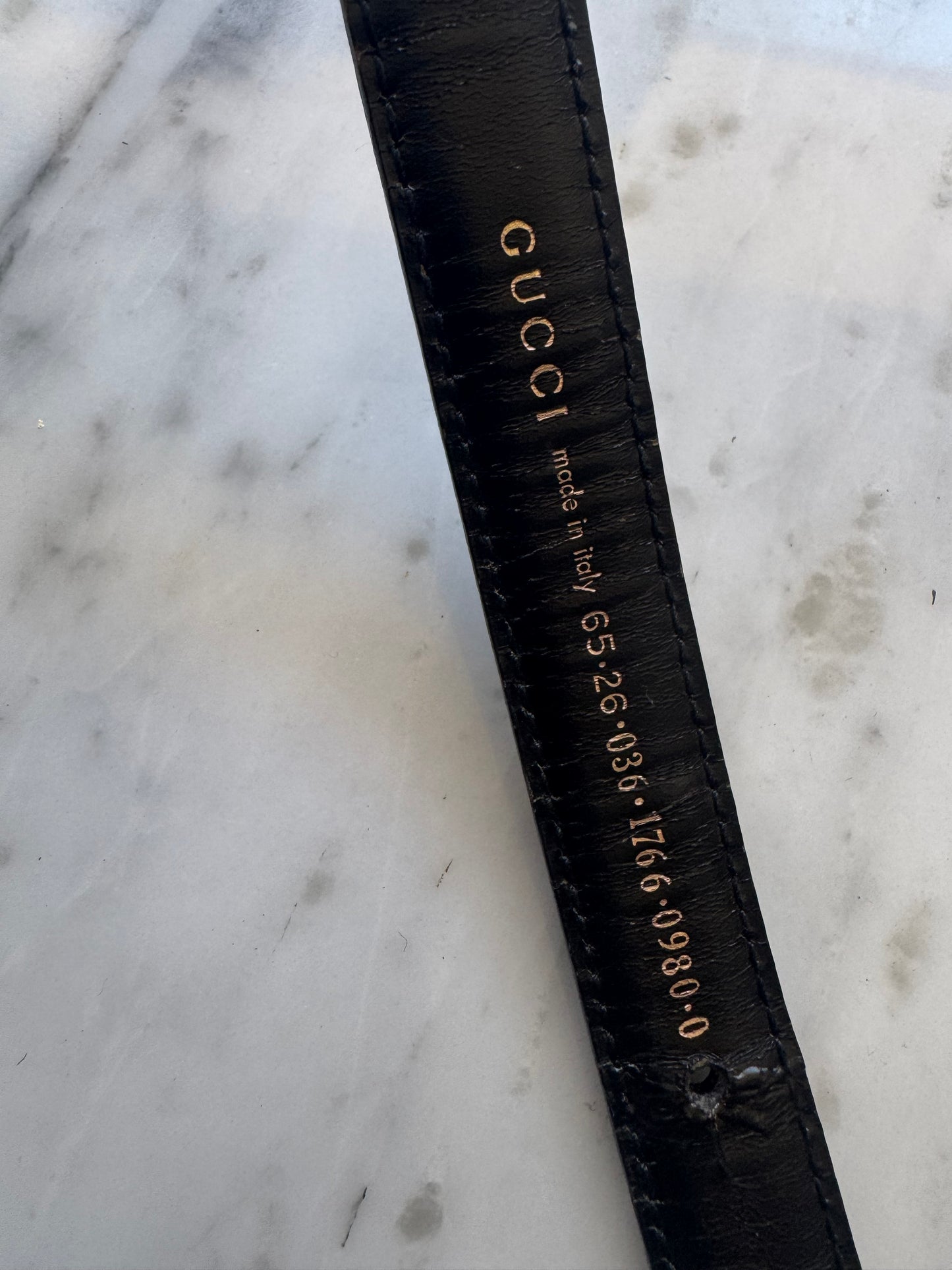 GUCCI Interlocking Leather Belt