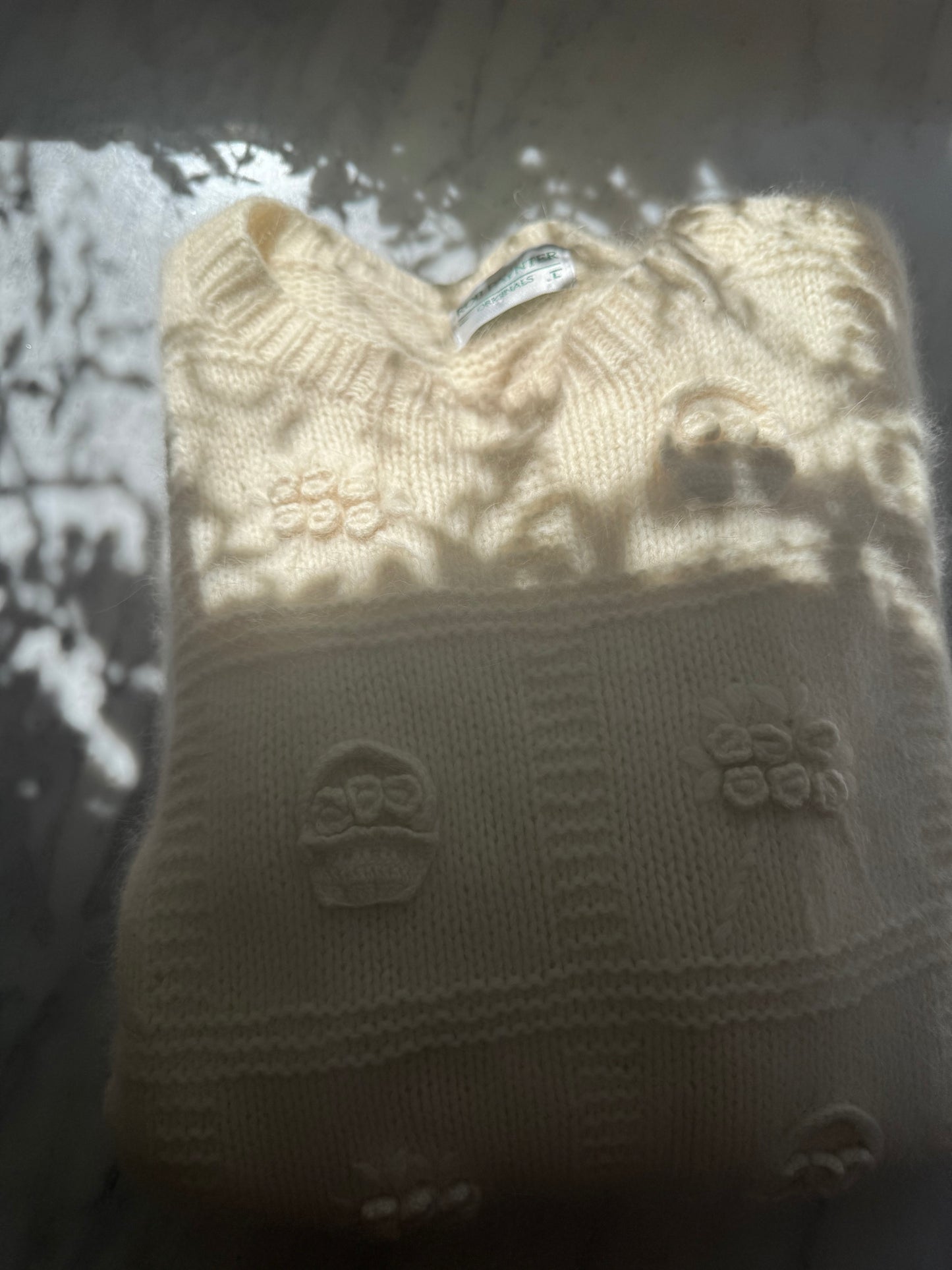 Vintage Angora Wool Jumper