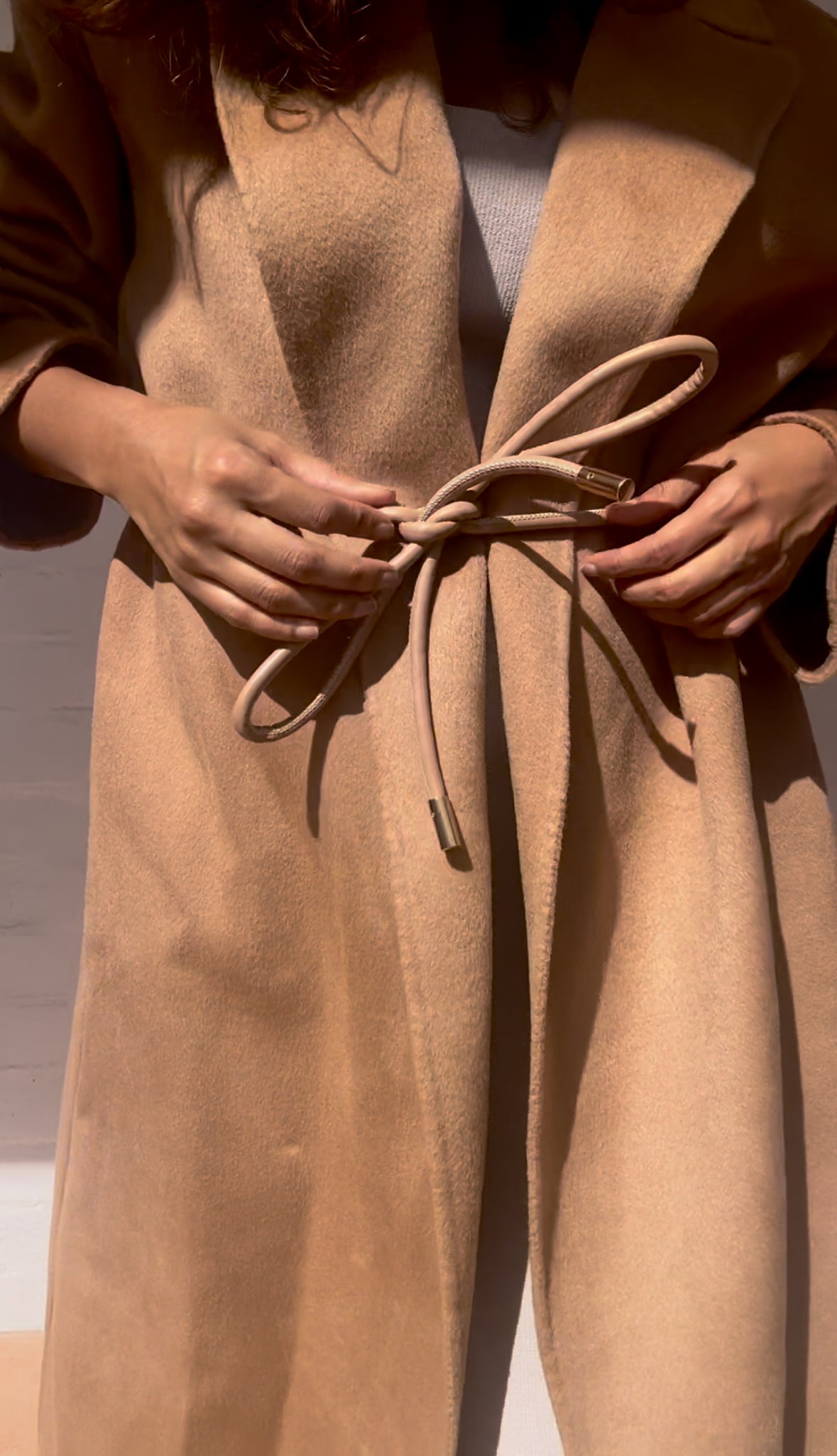Husk Tuva Cashmere Coat - Camel