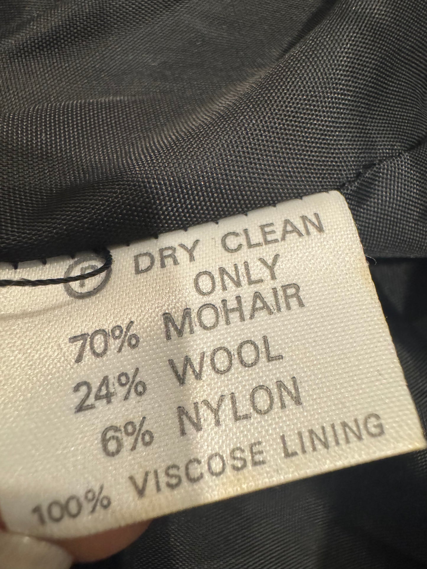 Vintage 1960's Dark Green Mohair Coat - Made in Britain