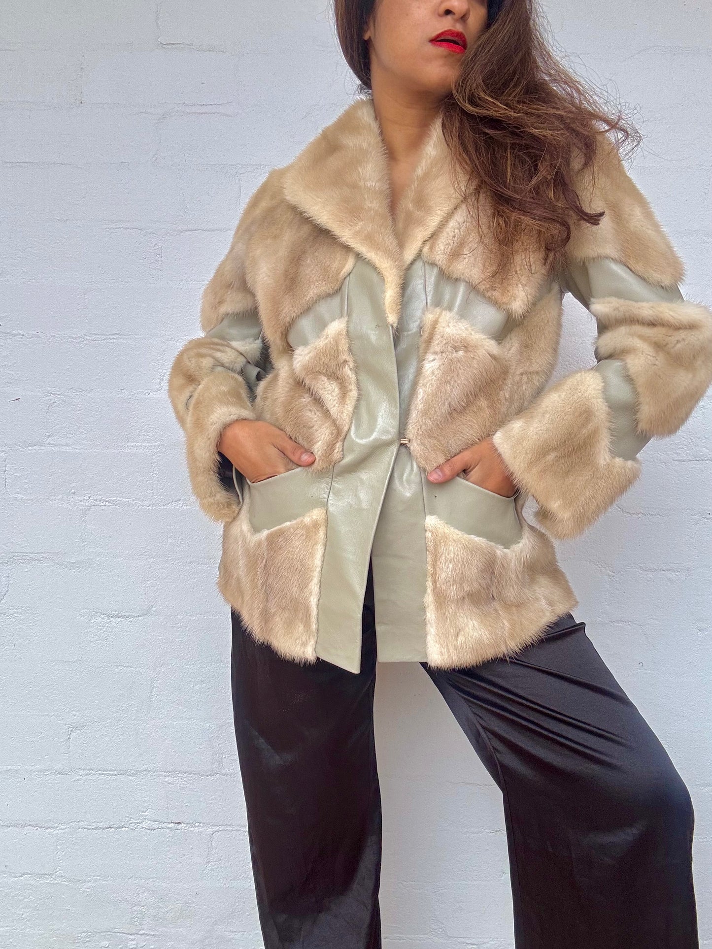Vintage 1970s Fur Coat