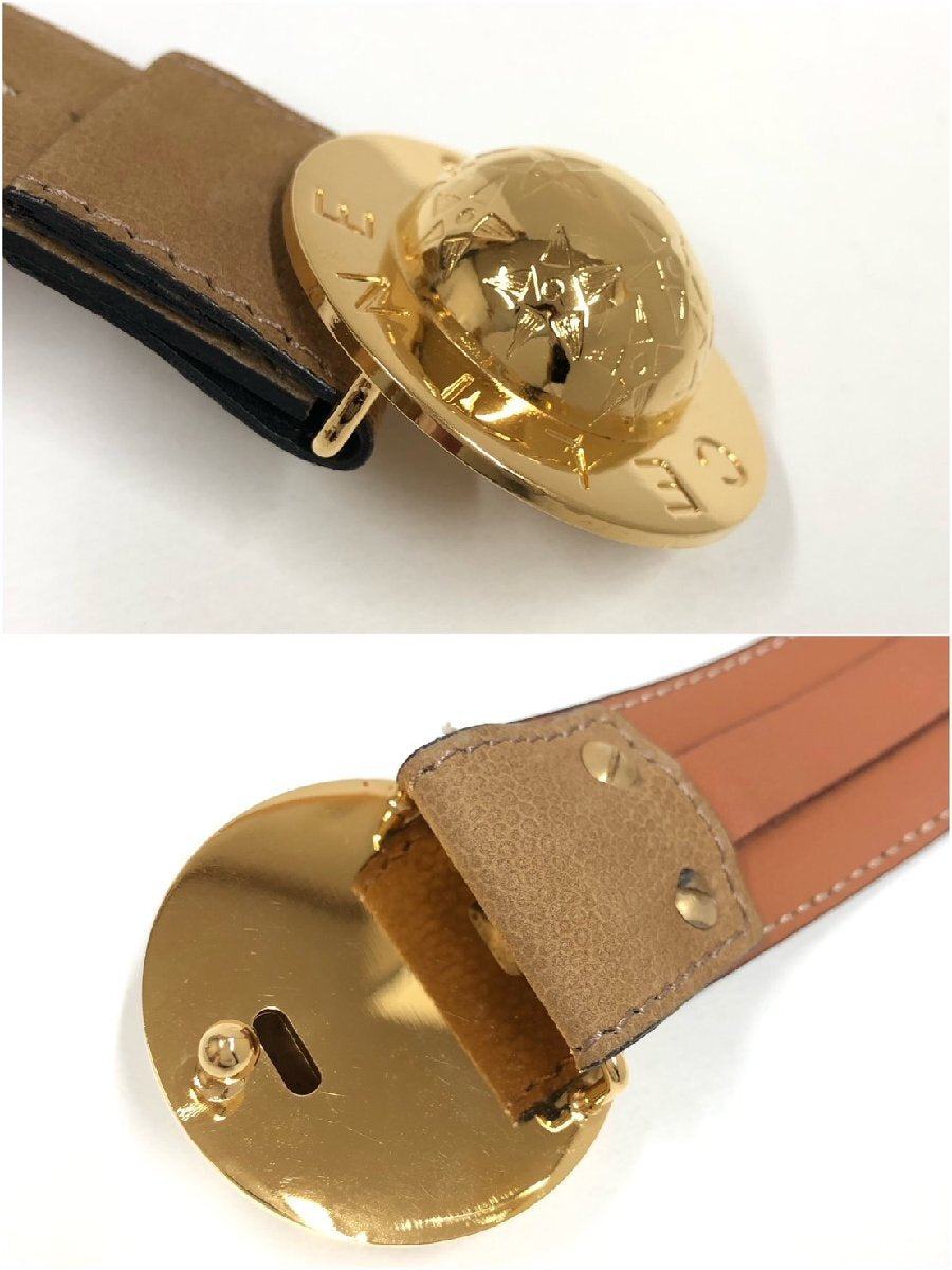 Rare CELINE Star Ball Buckle Belt