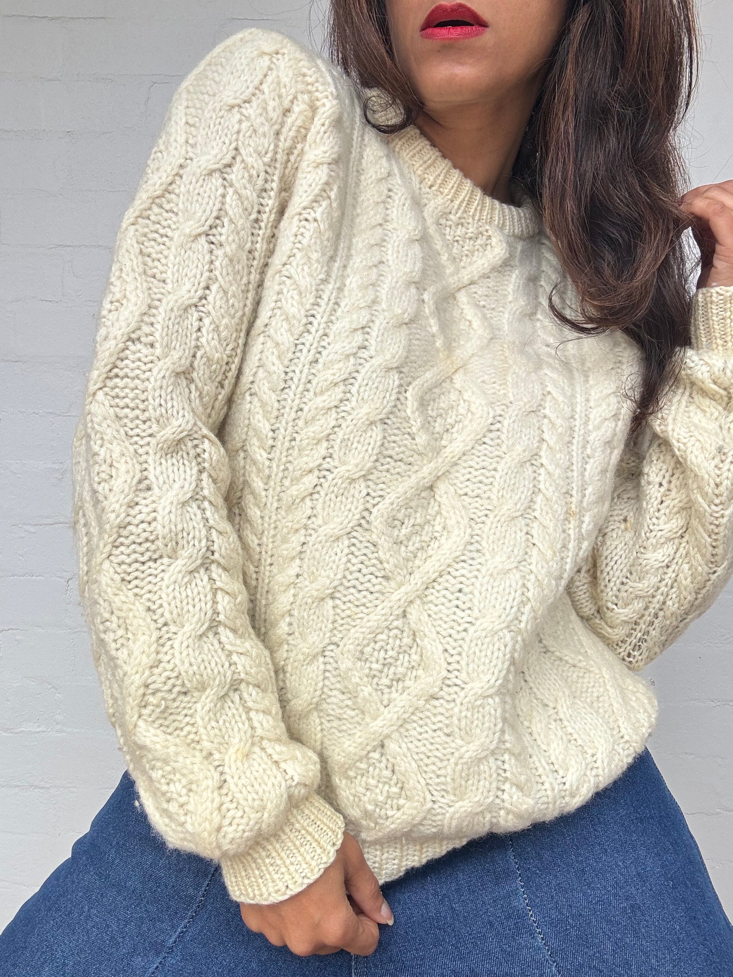 Vintage Wool Fisherman’s Jumper