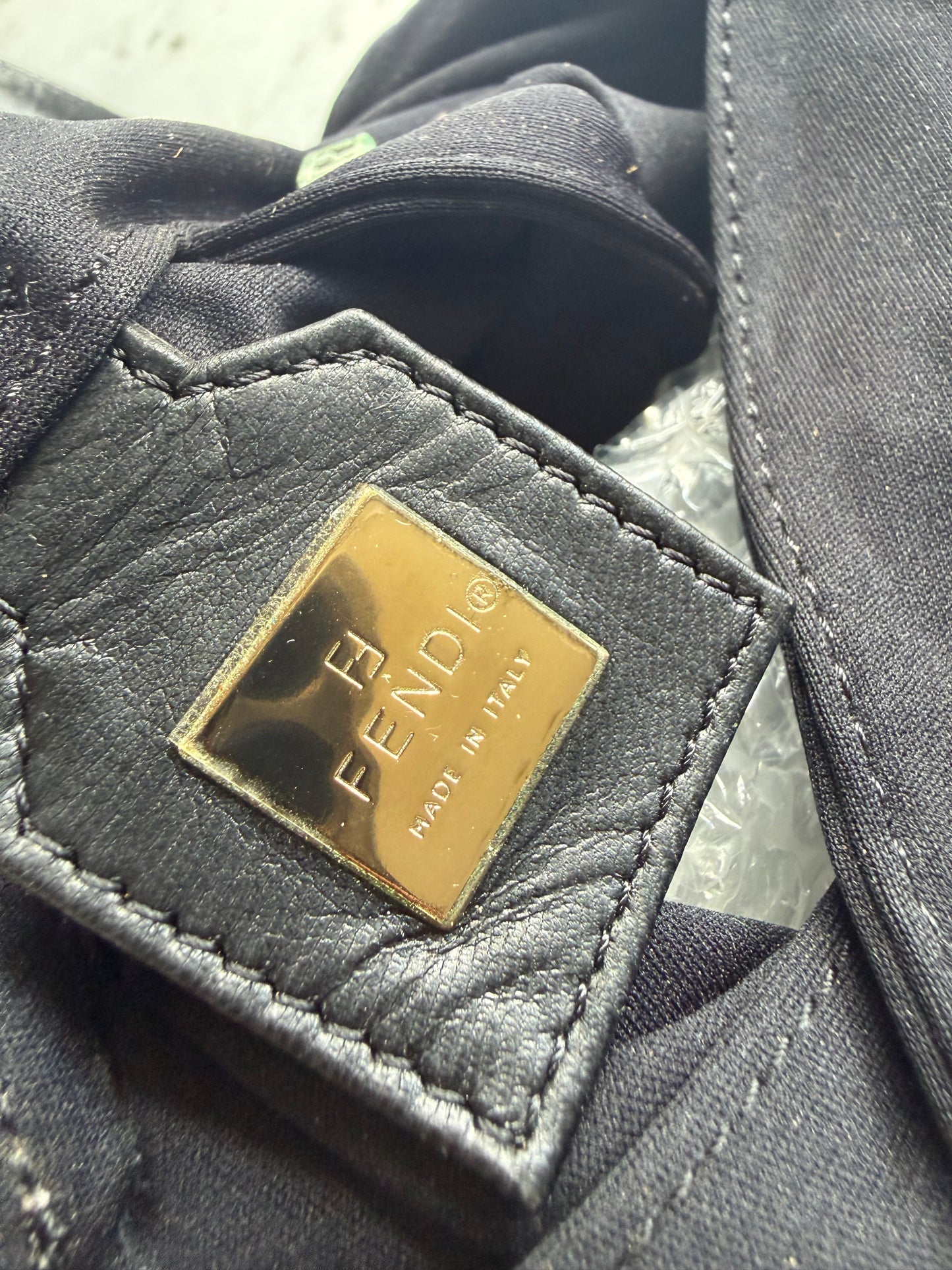 Authentic Vintage Fendi Mamma Bucket Jersey Bag