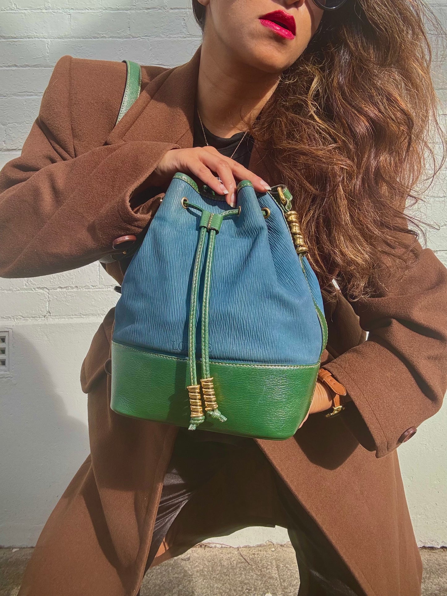 Rare Vintage Loewe Velazquez Bucket Bag