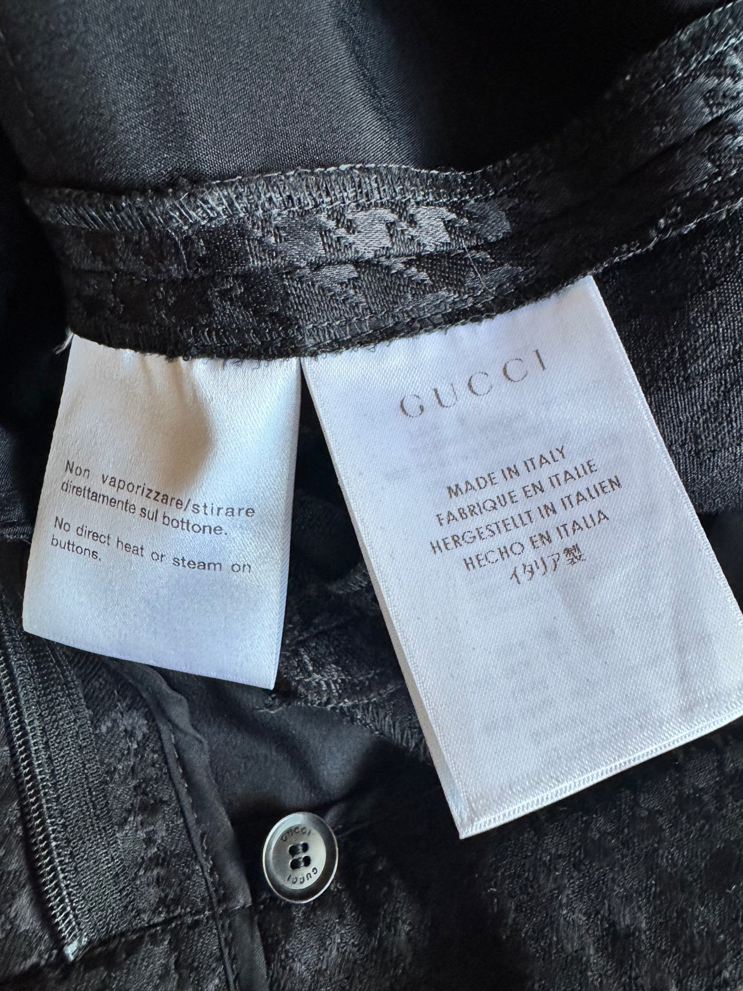 Gucci Wool & Silk Trousers