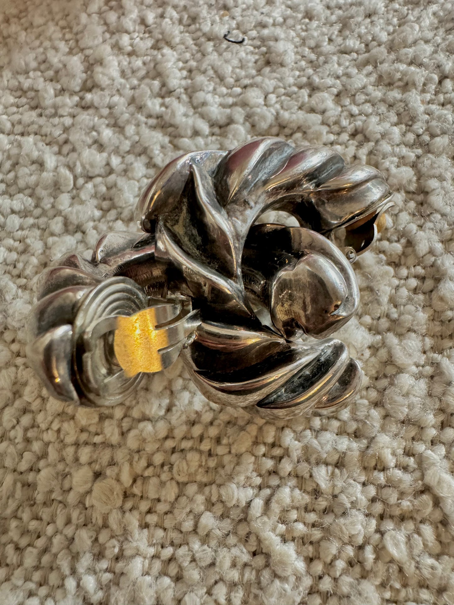 Vintage Braided Hoop Earrings