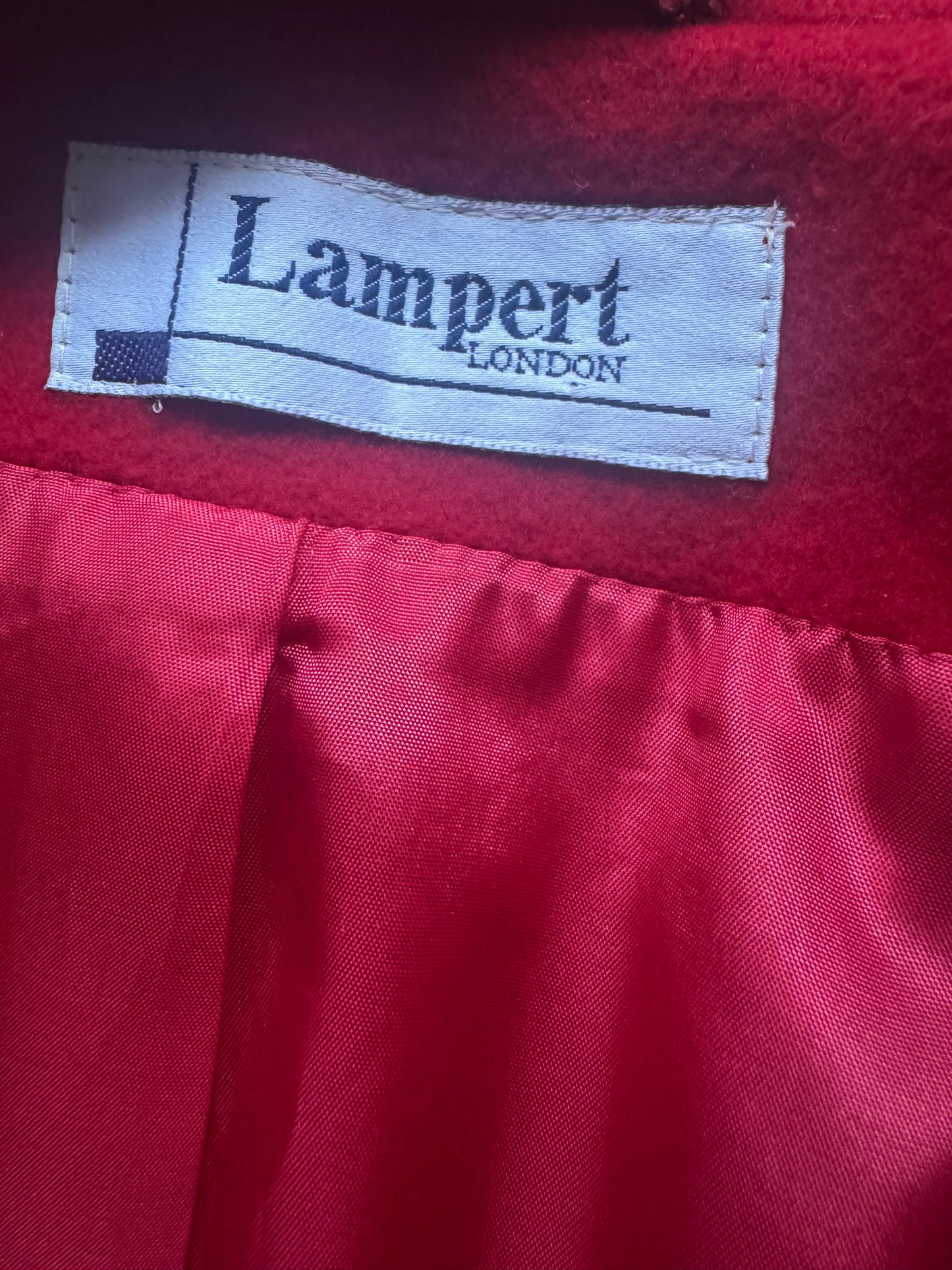 Vintage Lampert Cashmere Coat - Made in England
