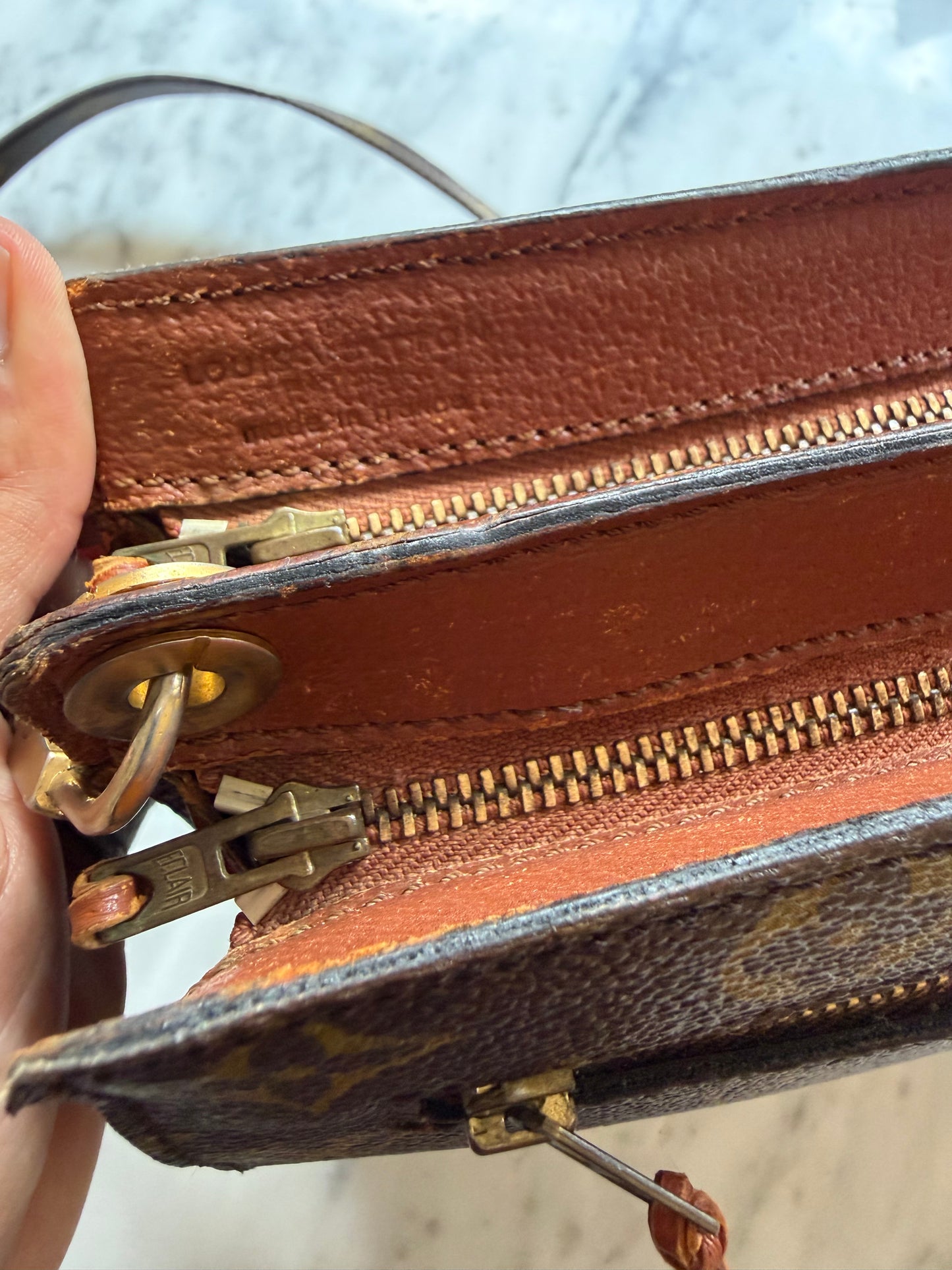 Louis Vuitton Enghien leather handbag