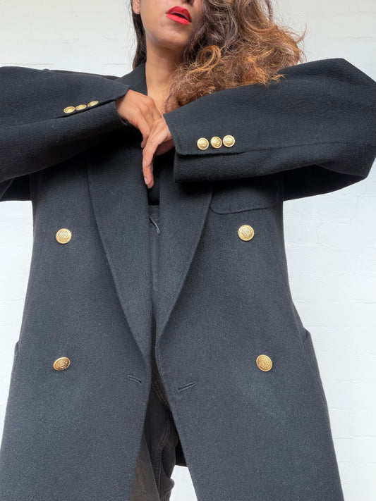 Rare Christian Dior Double-breasted tailored Blazer - Black