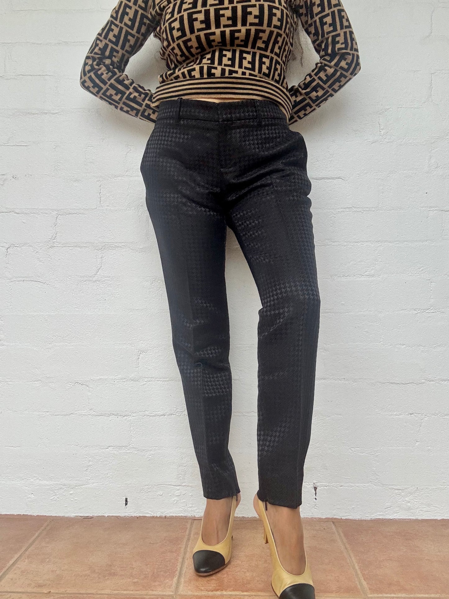 Gucci Wool & Silk Trousers