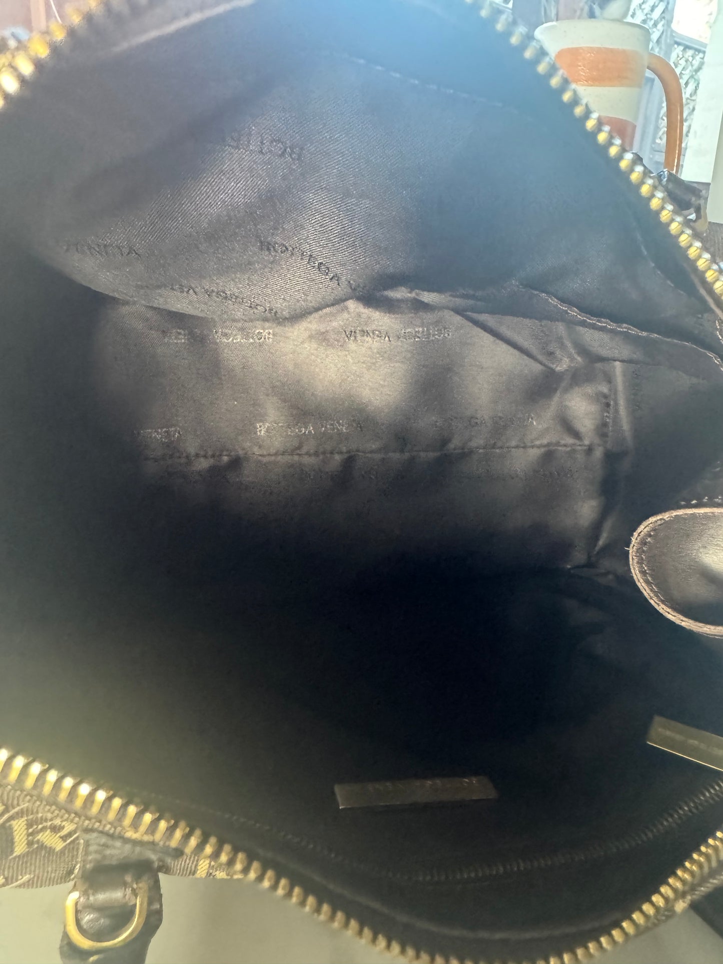 Bottega Veneta Brown Signature Boston Bag
