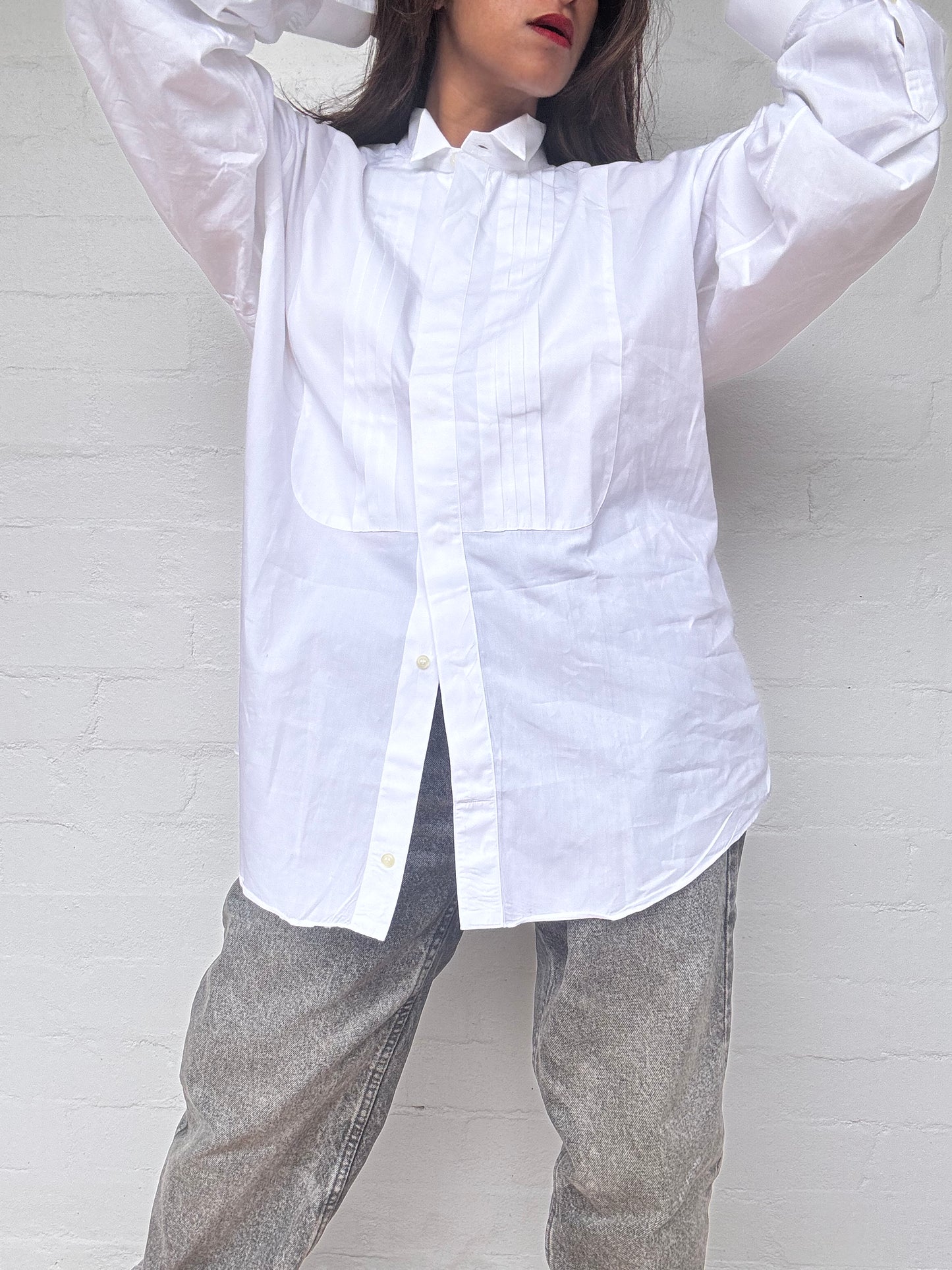 YSL White Cotton Shirt