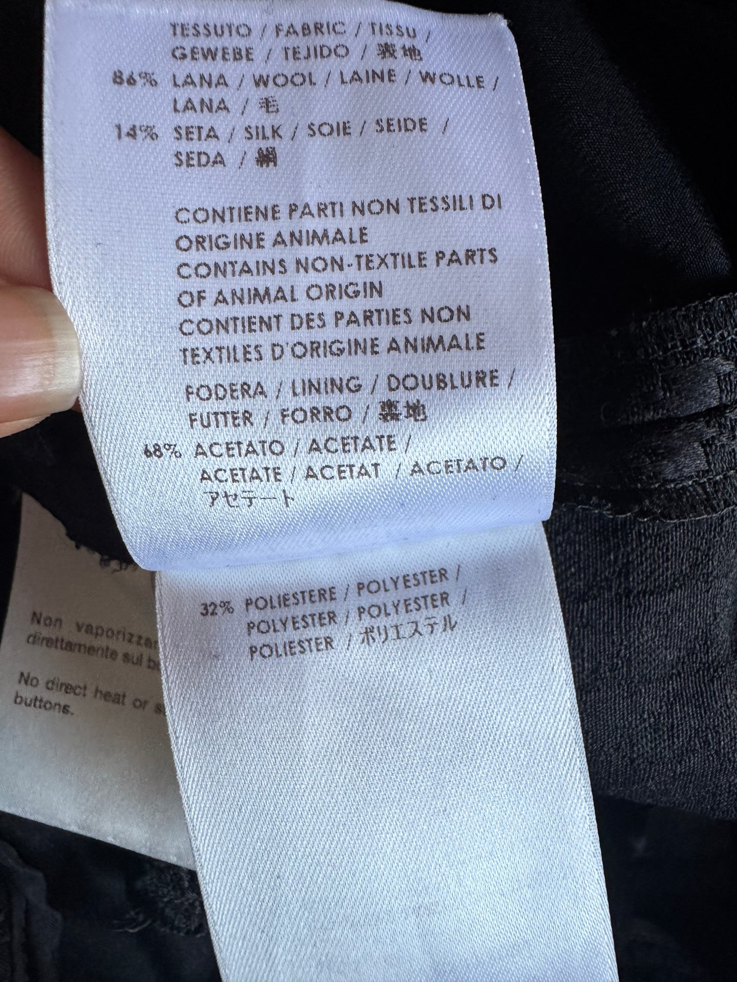 Gucci Wool & Silk Trousers
