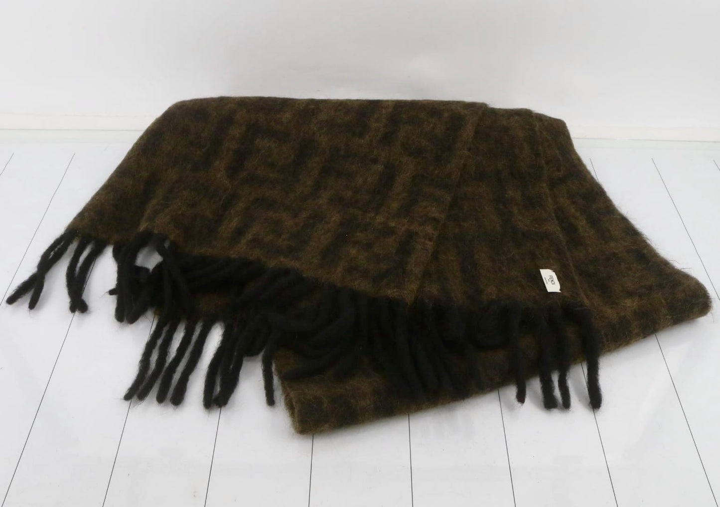 Vintage Fendi Wool Scarf / Shawl
