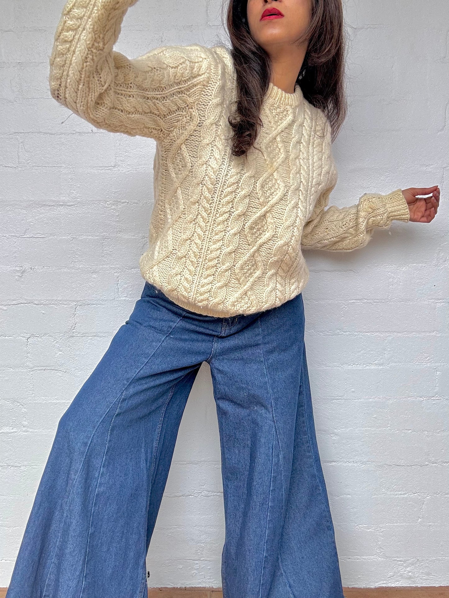 Vintage Wool Fisherman’s Jumper