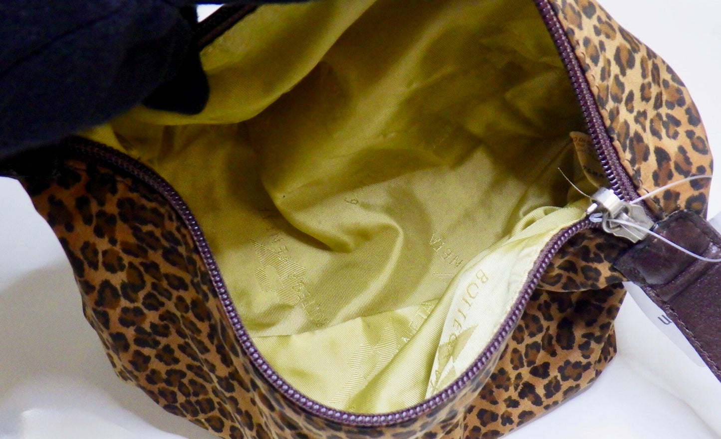 Bottega Veneta Leopard Leather Vanity Pouch