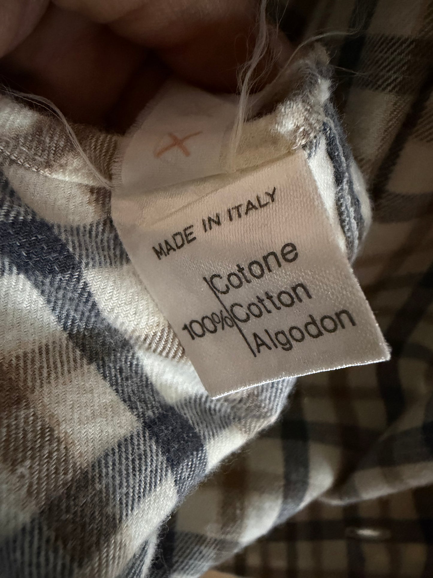 Fendi Check Cotton Shirt